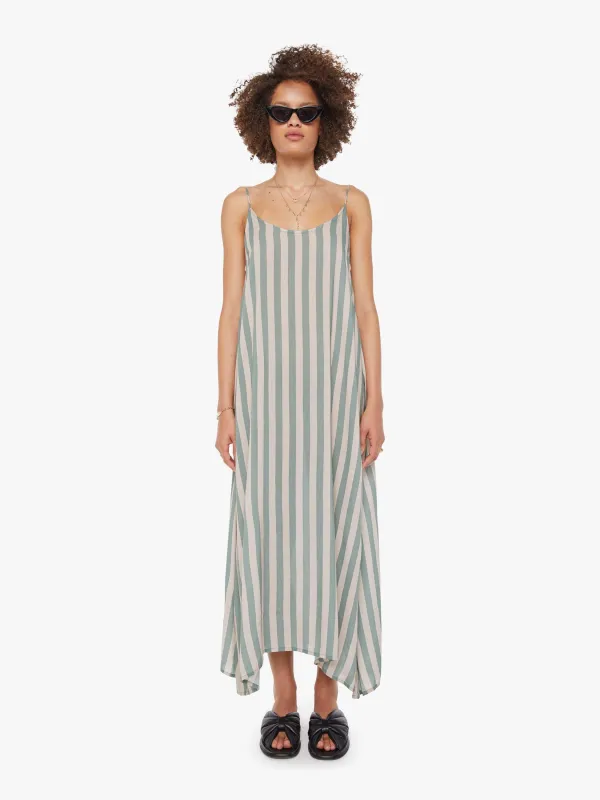 Natalie Martin Heather Maxi Dress - Thick Stripe Jade sold by MOTHER