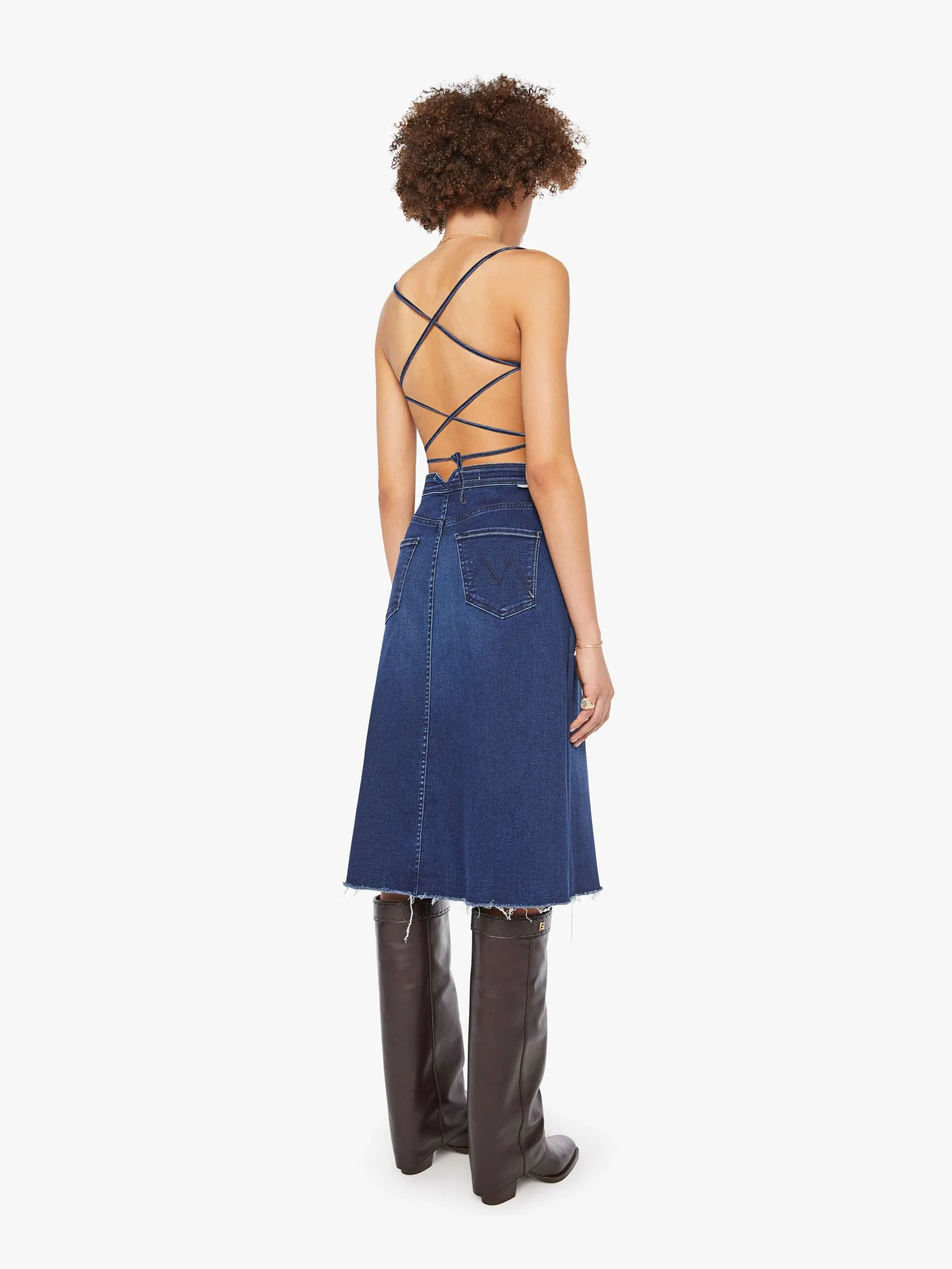 The Back Midi Dress - Homecoming High sold by MOTHER product image thumbnail 3