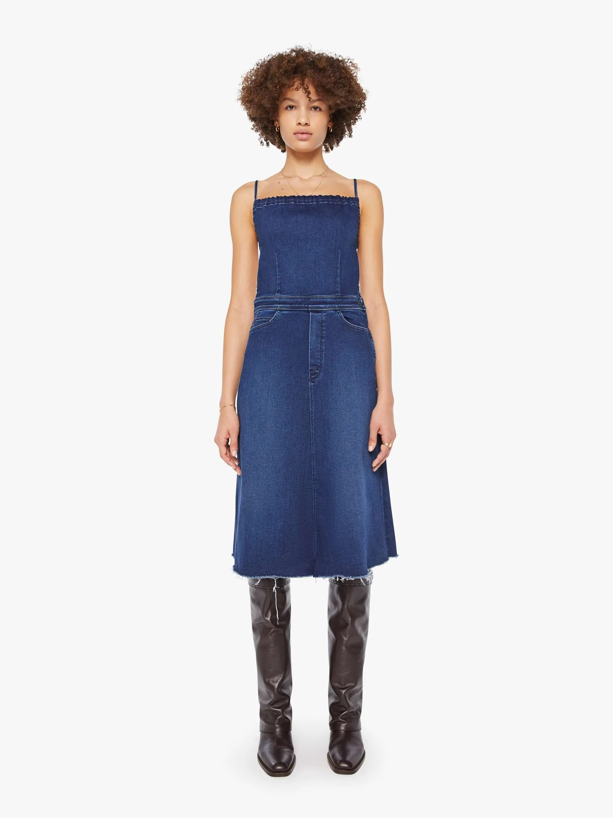The Back Midi Dress - Homecoming High sold by MOTHER