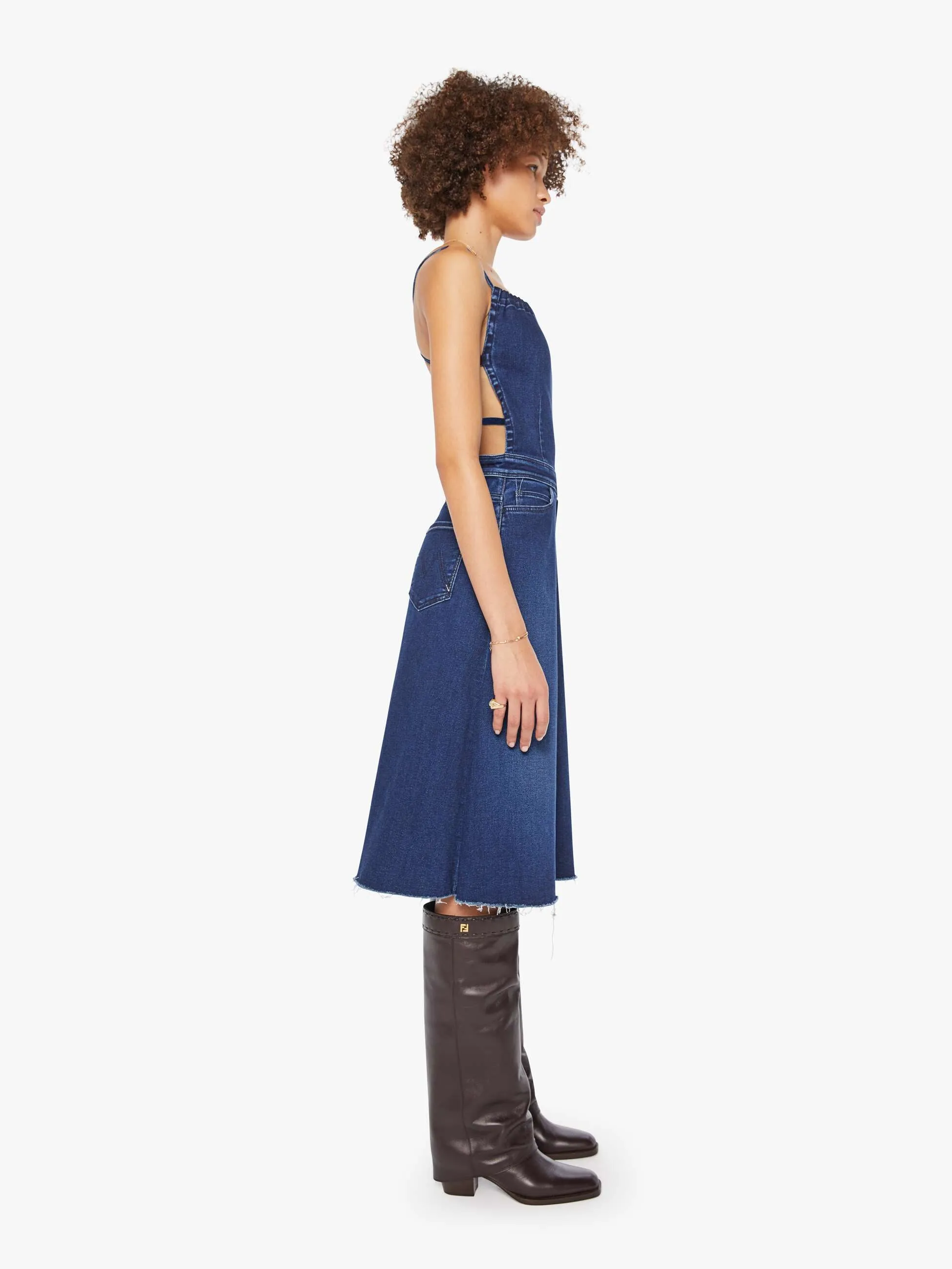 The Back Midi Dress - Homecoming High sold by MOTHER product image thumbnail 2