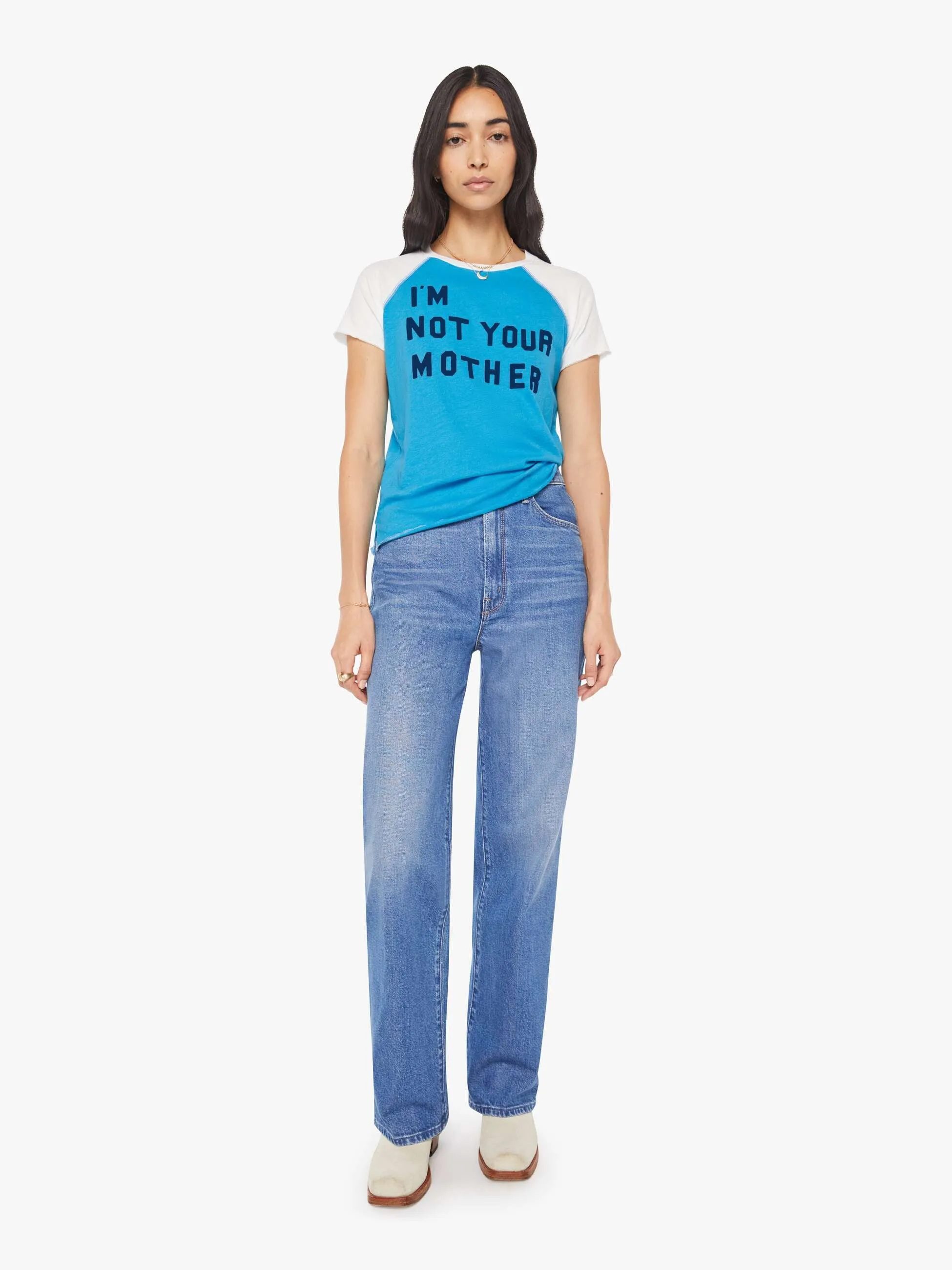 The S/S Sporty Concert Tee - I'm Not Your Mother sold by MOTHER product image thumbnail 4
