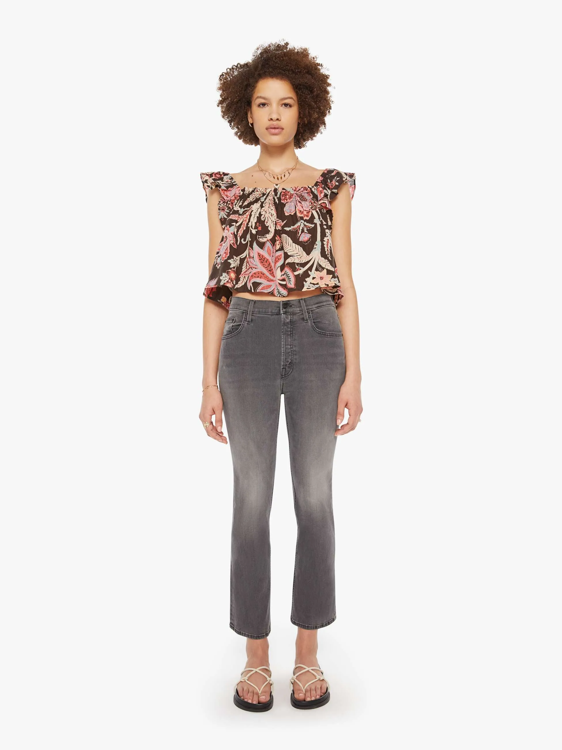 Alix Of Bohemia Sera Top - Terra sold by MOTHER product image thumbnail 5