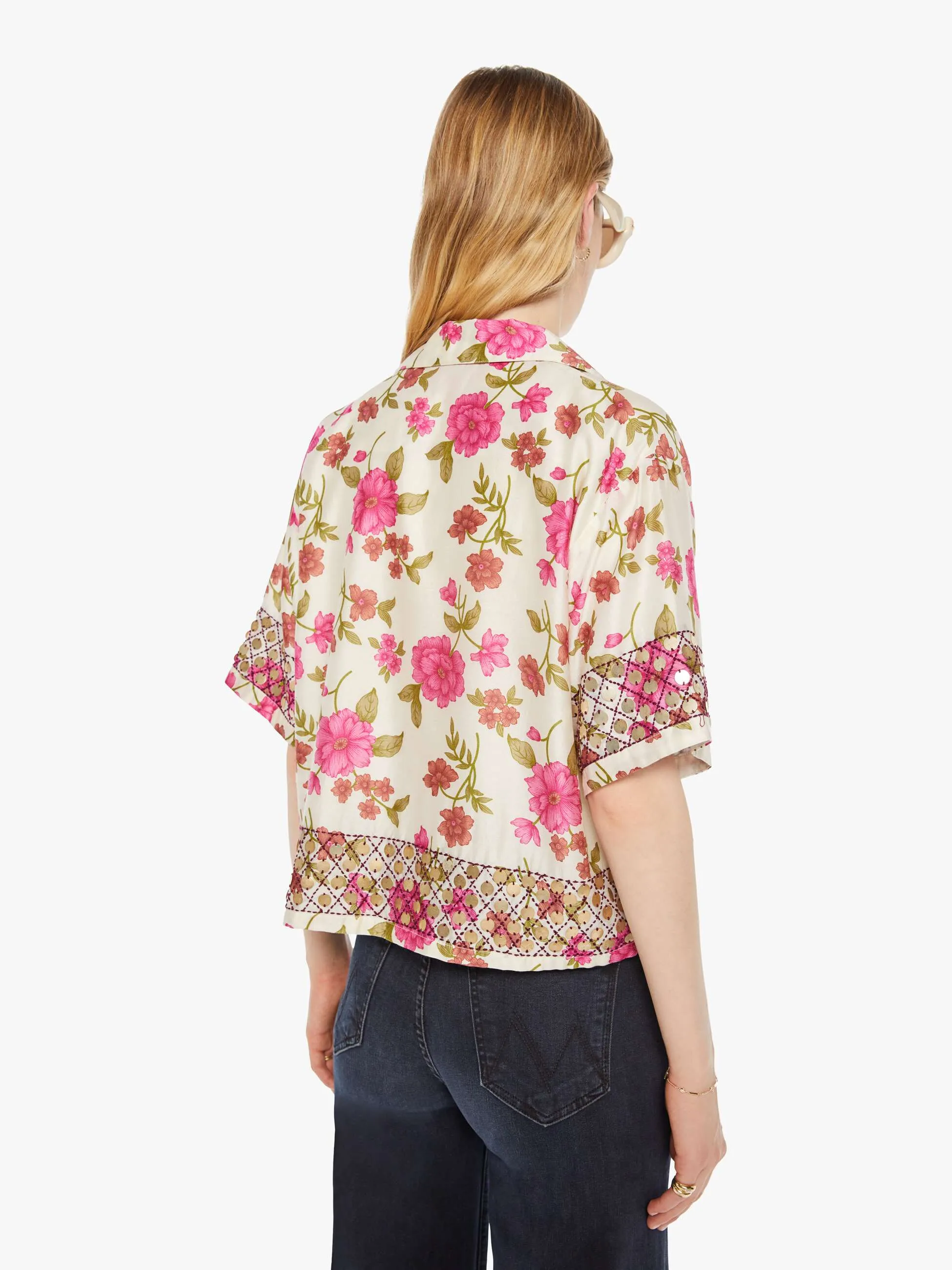 Alix Of Bohemia Stevie Coin Shirt - Camellia sold by MOTHER product image thumbnail 4