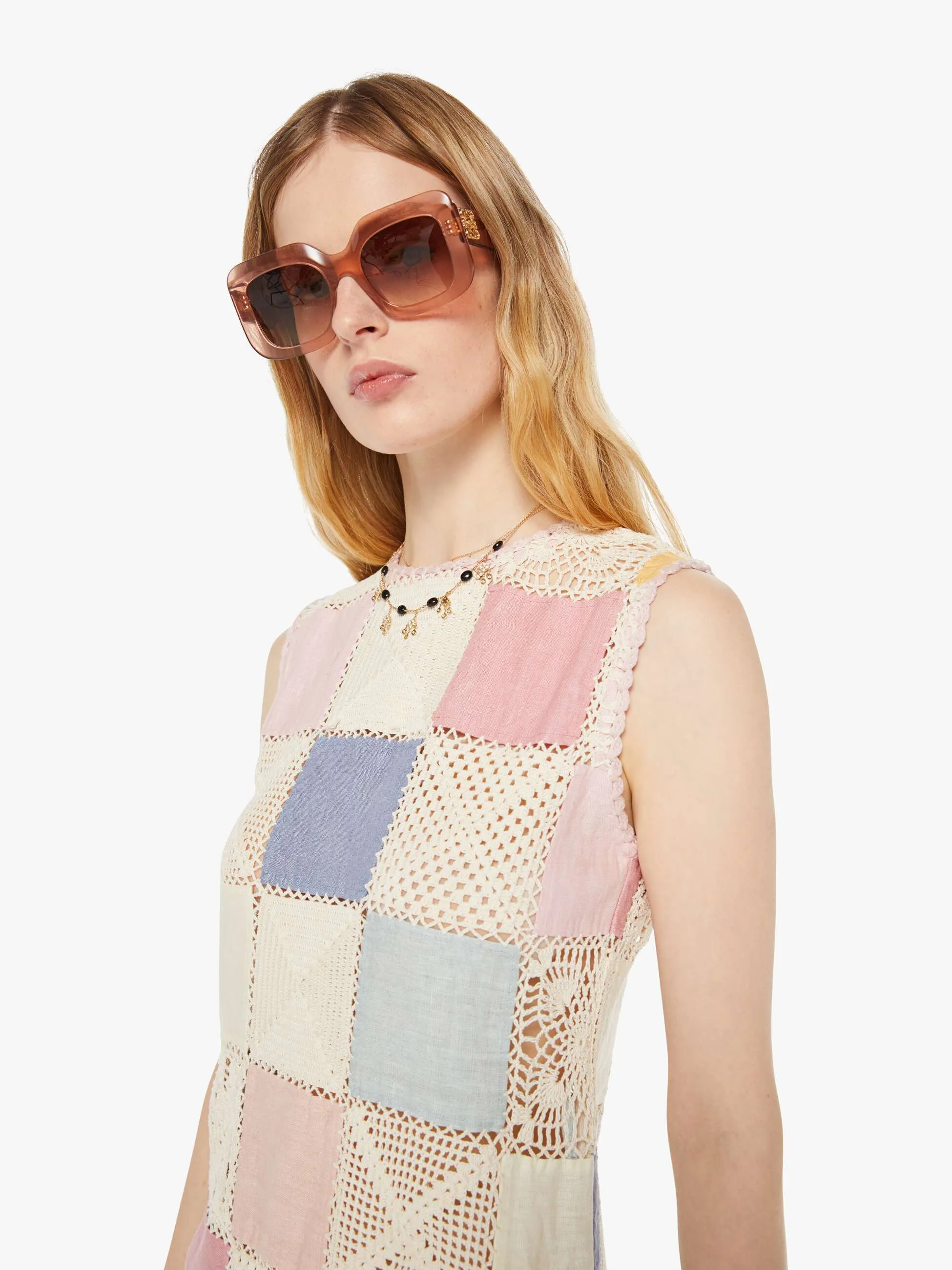 Alix Of Bohemia Vita Tile Dress - Sorbet sold by MOTHER product image thumbnail 5