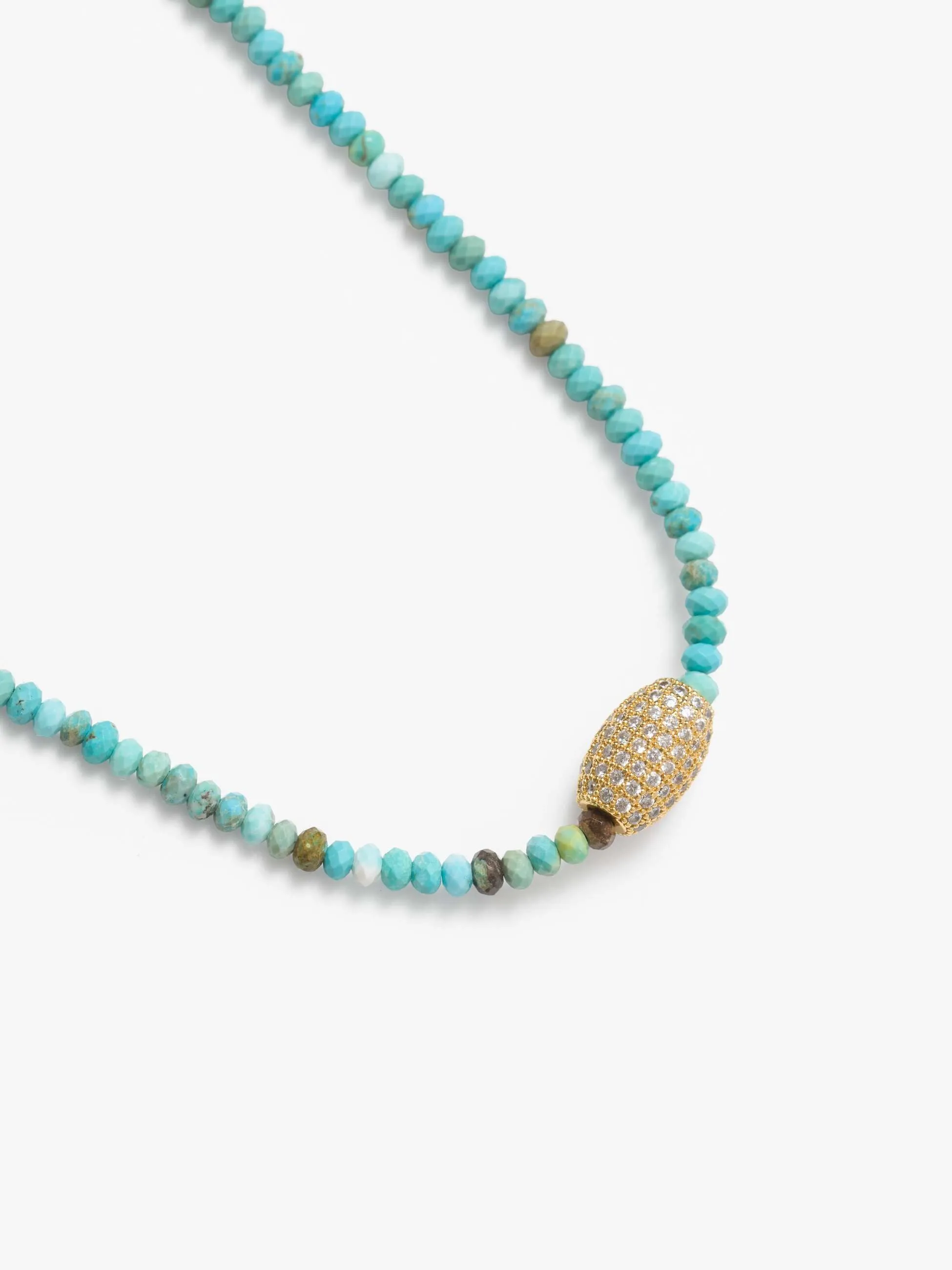 LUDA Beaded Necklace - Turquoise sold by MOTHER product image thumbnail 4