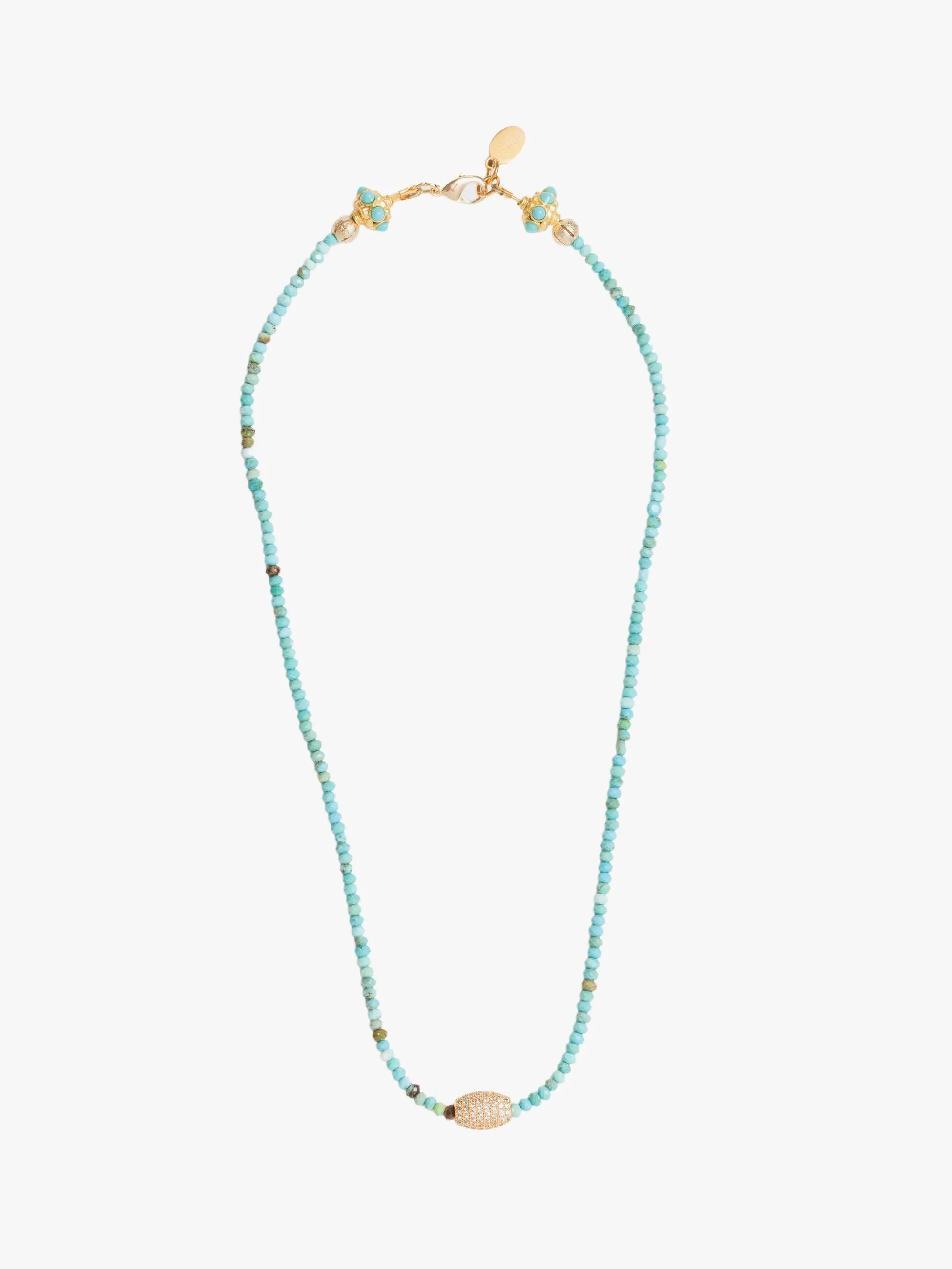 LUDA Beaded Necklace - Turquoise sold by MOTHER product image thumbnail 3