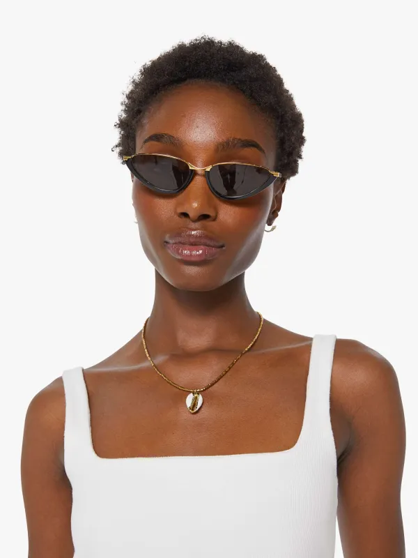 LUDA Beaded Necklace - Gold sold by MOTHER