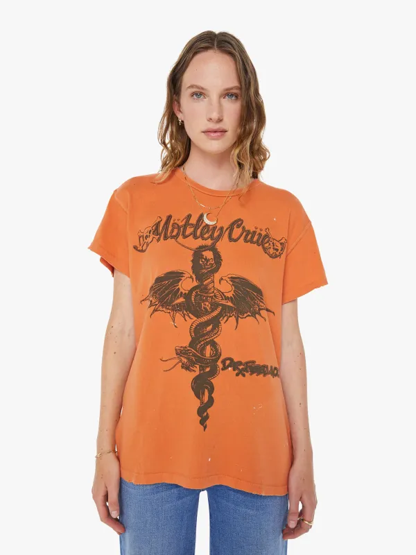 MadeWorn Motley Crue Tee - Orange Crush sold by MOTHER