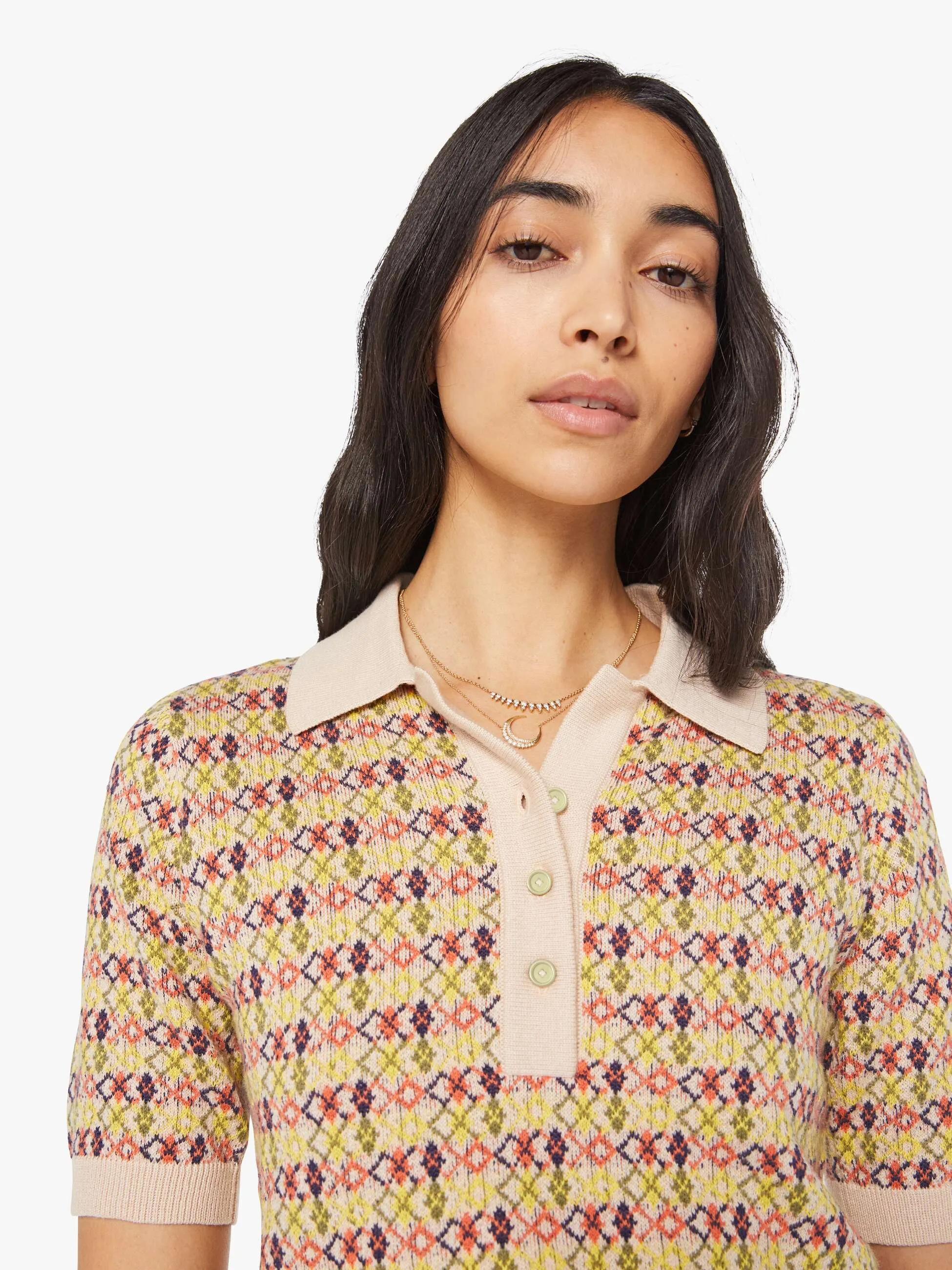 The Hot Under The Collar Top - Chess Club sold by MOTHER product image thumbnail 5