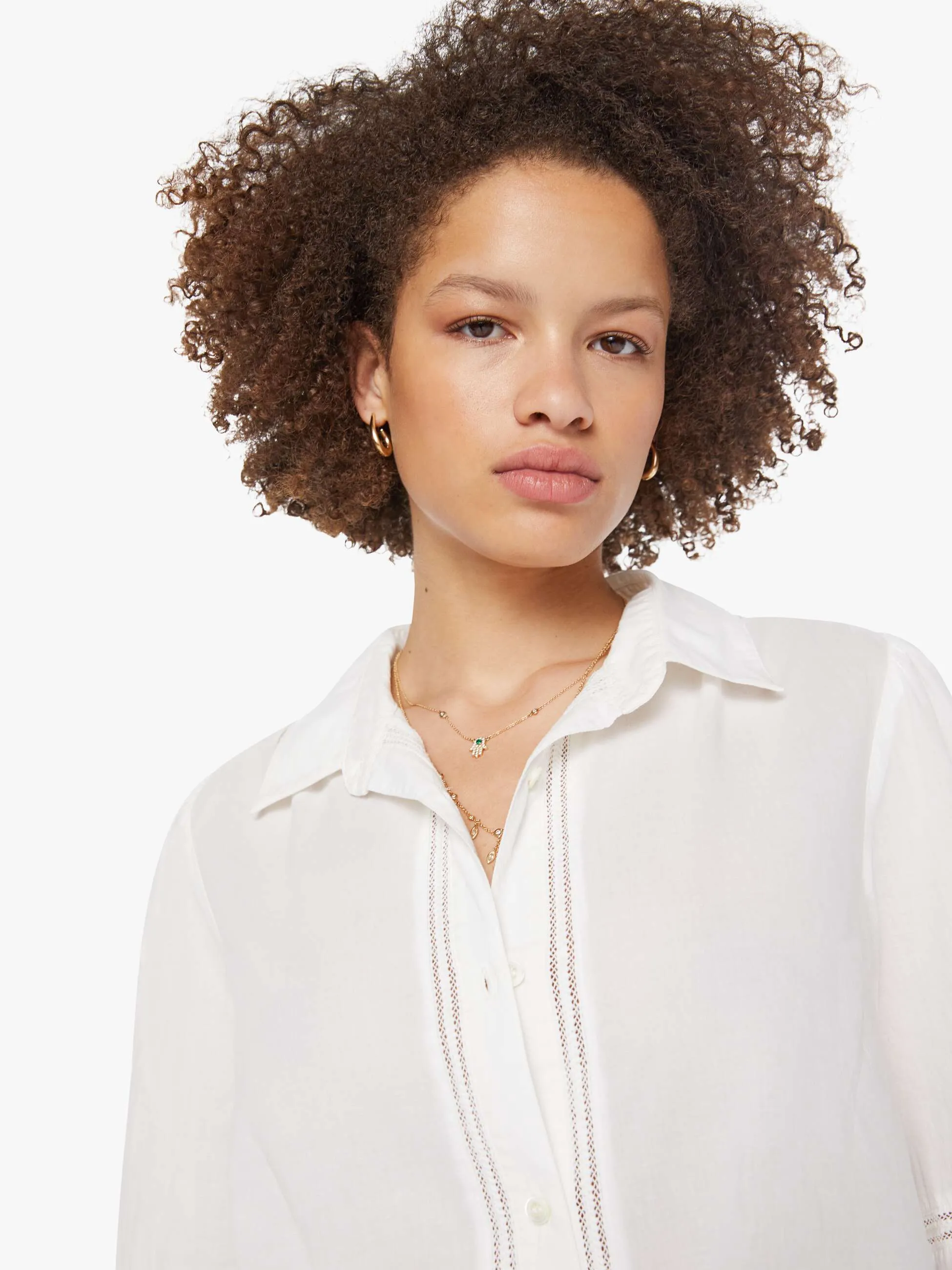 XiRENA Renata Shirt - White sold by MOTHER product image thumbnail 5