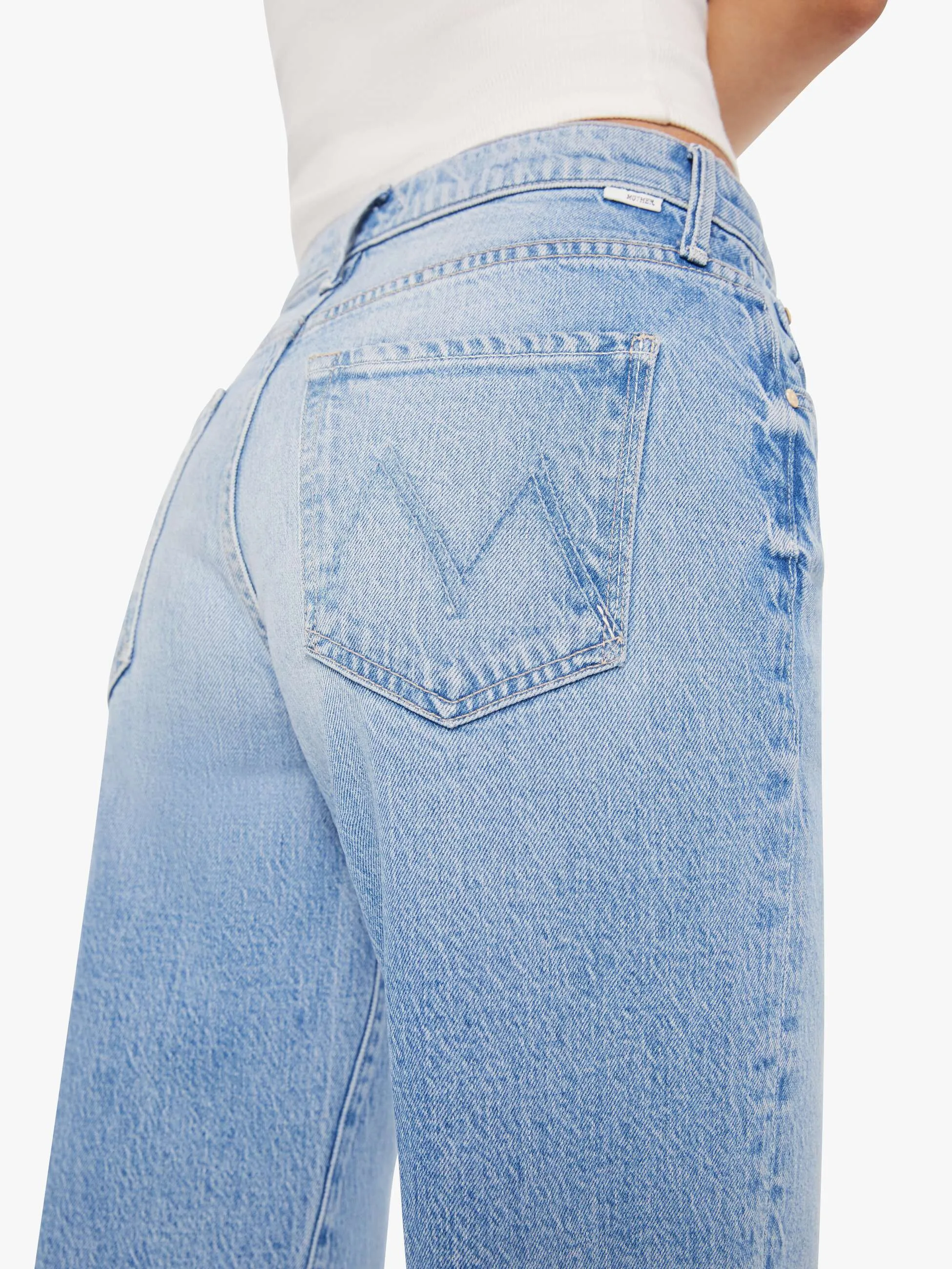 PETITES The Lil Mid Rise Maven Ankle - Magic School Bus sold by MOTHER product image thumbnail 5