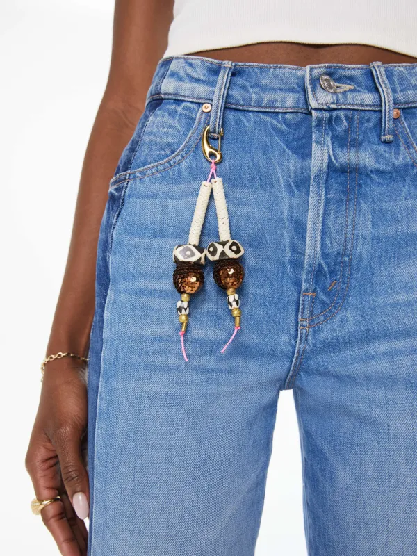 LUDA Keychain - Brown Sequin sold by MOTHER