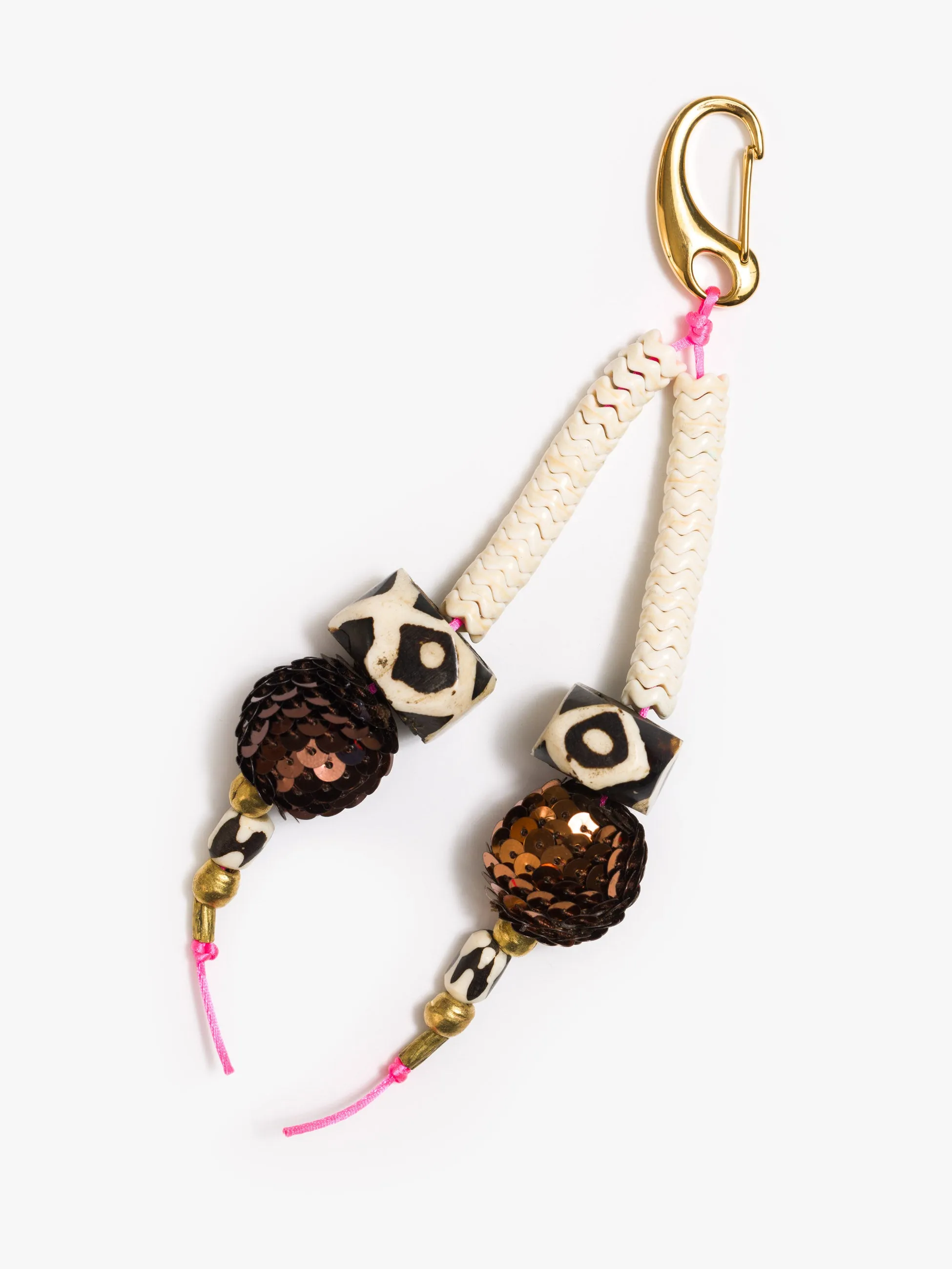 LUDA Keychain - Brown Sequin sold by MOTHER product image thumbnail 2