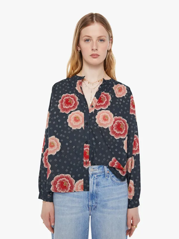 Natalie Martin Tolan Shirt - Poppy Indigo sold by MOTHER