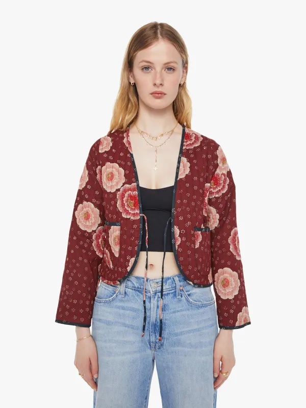 Natalie Martin Saskia Jacket - Poppy Combo sold by MOTHER