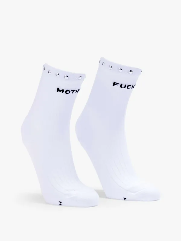 The Half Step - White Studded sold by MOTHER