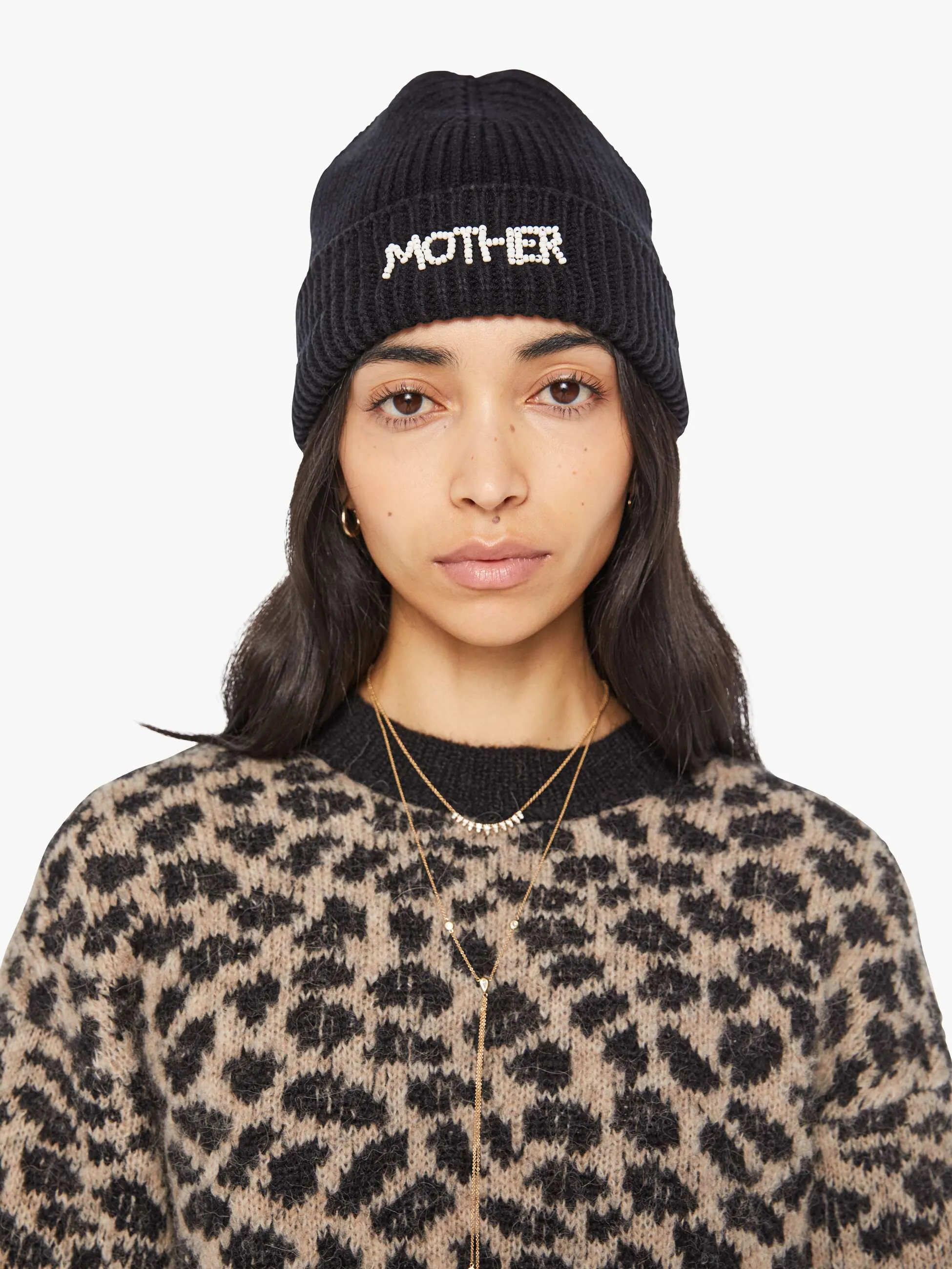 The Beanie - Black sold by MOTHER