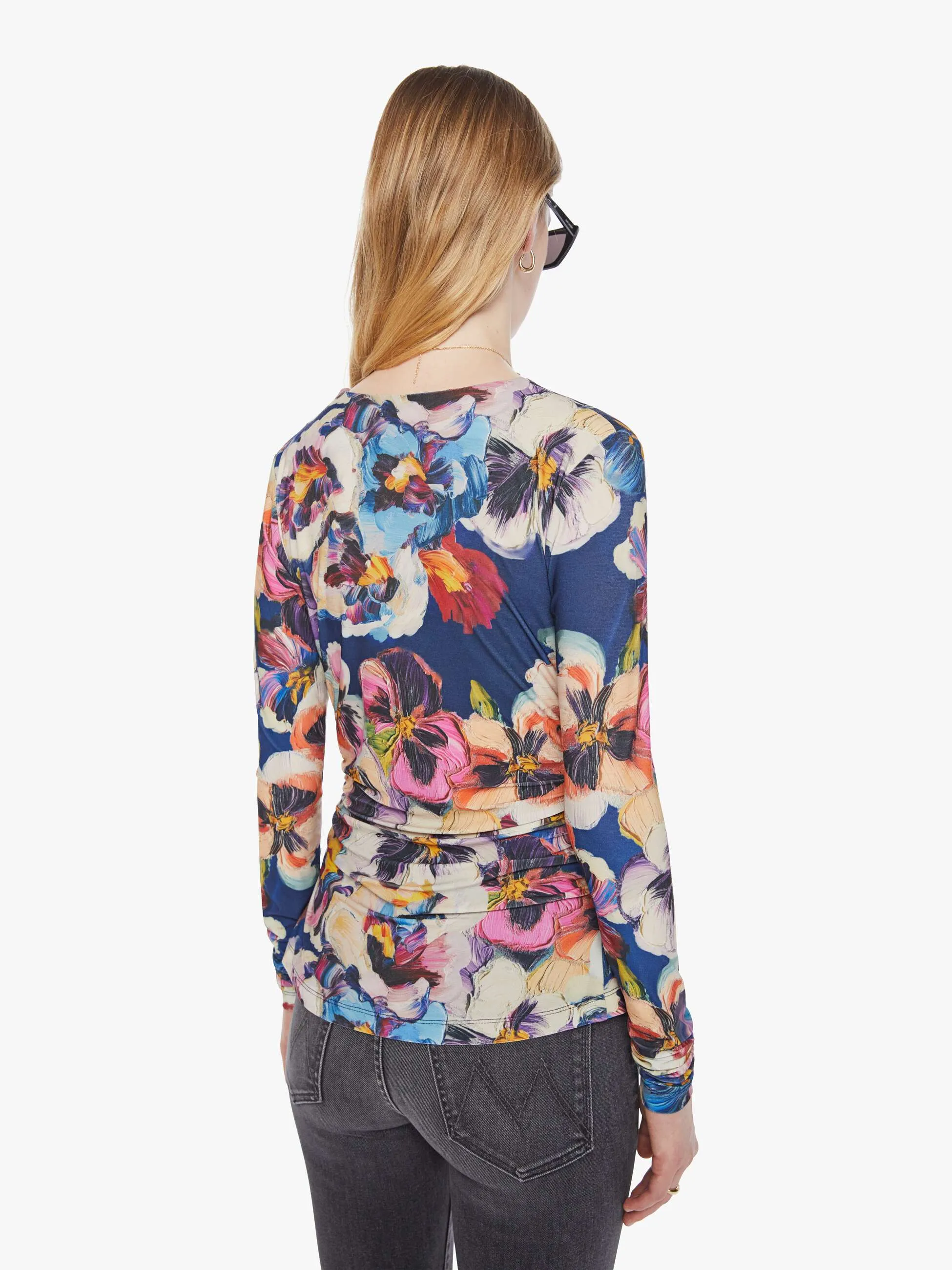 Maria Cher Lauren Long Sleeve Top - Carroll sold by MOTHER product image thumbnail 4