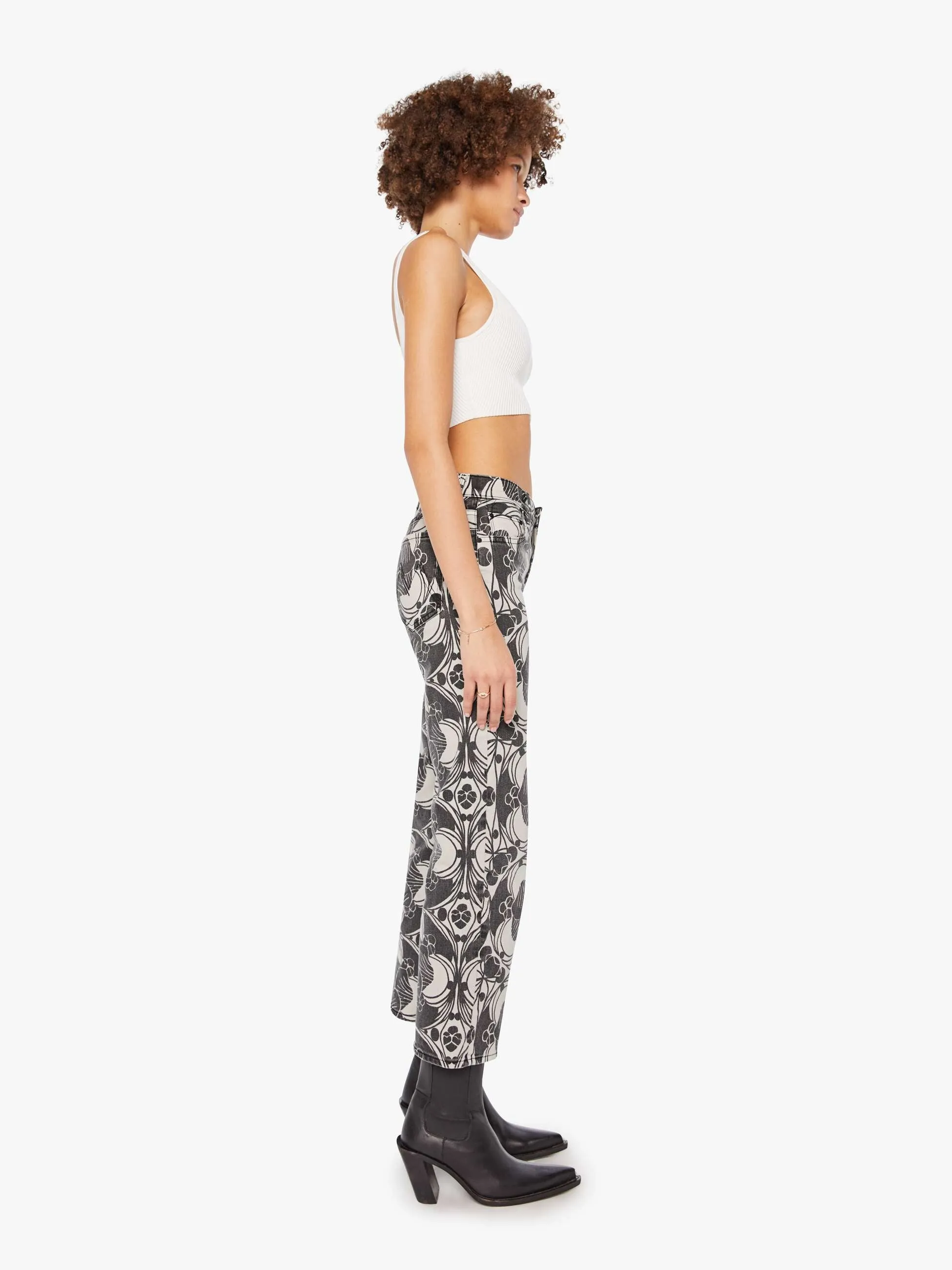The Mid Rise Rambler Zip Ankle - Curlycue sold by MOTHER product image thumbnail 3
