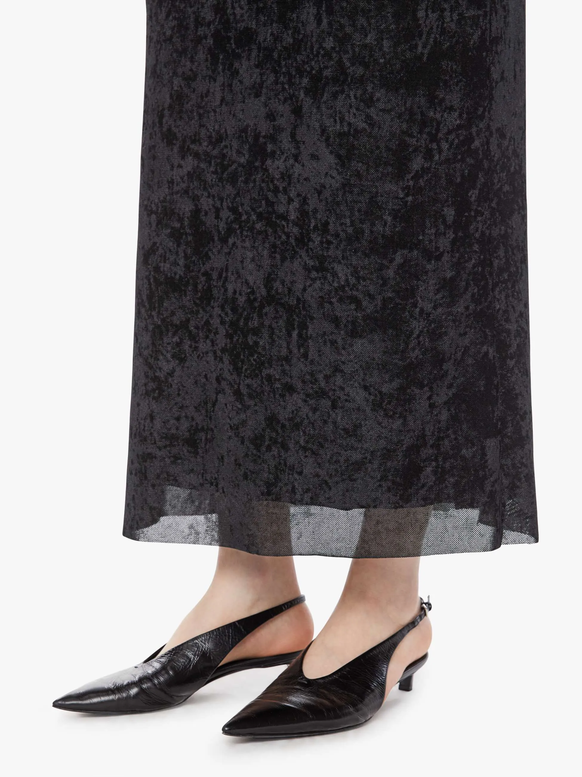 SABLYN Rose Ankle Column Flare Skirt - Black sold by MOTHER product image thumbnail 5
