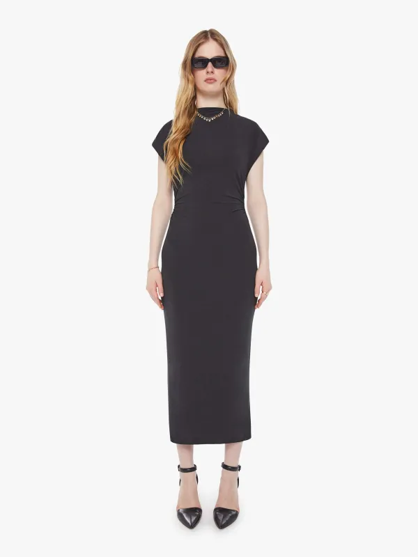 SABLYN Mesa Slouchy Mock Neck Midi - Black sold by MOTHER