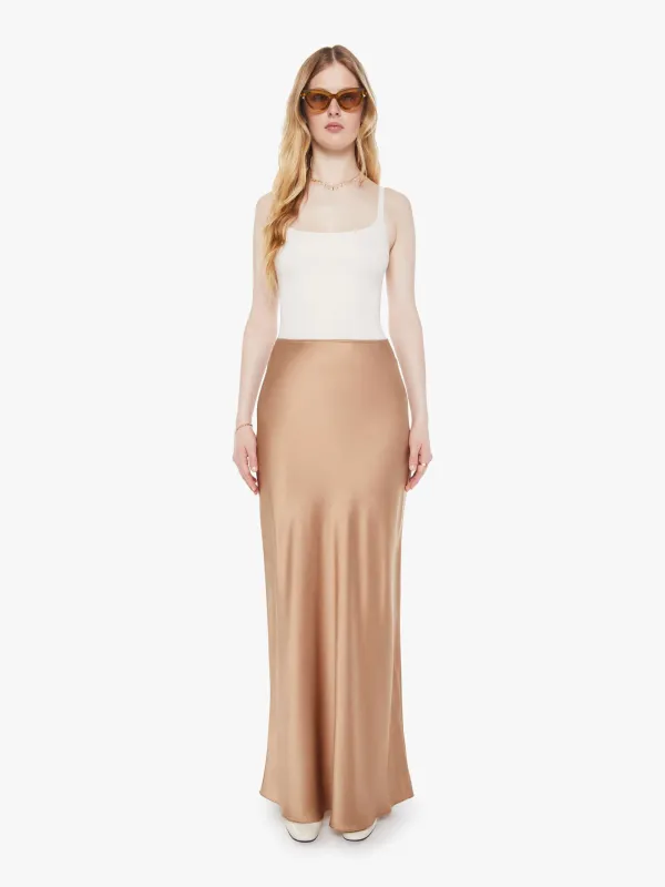 SABLYN Grace Scallop Trim Maxi Skirt - Camel sold by MOTHER