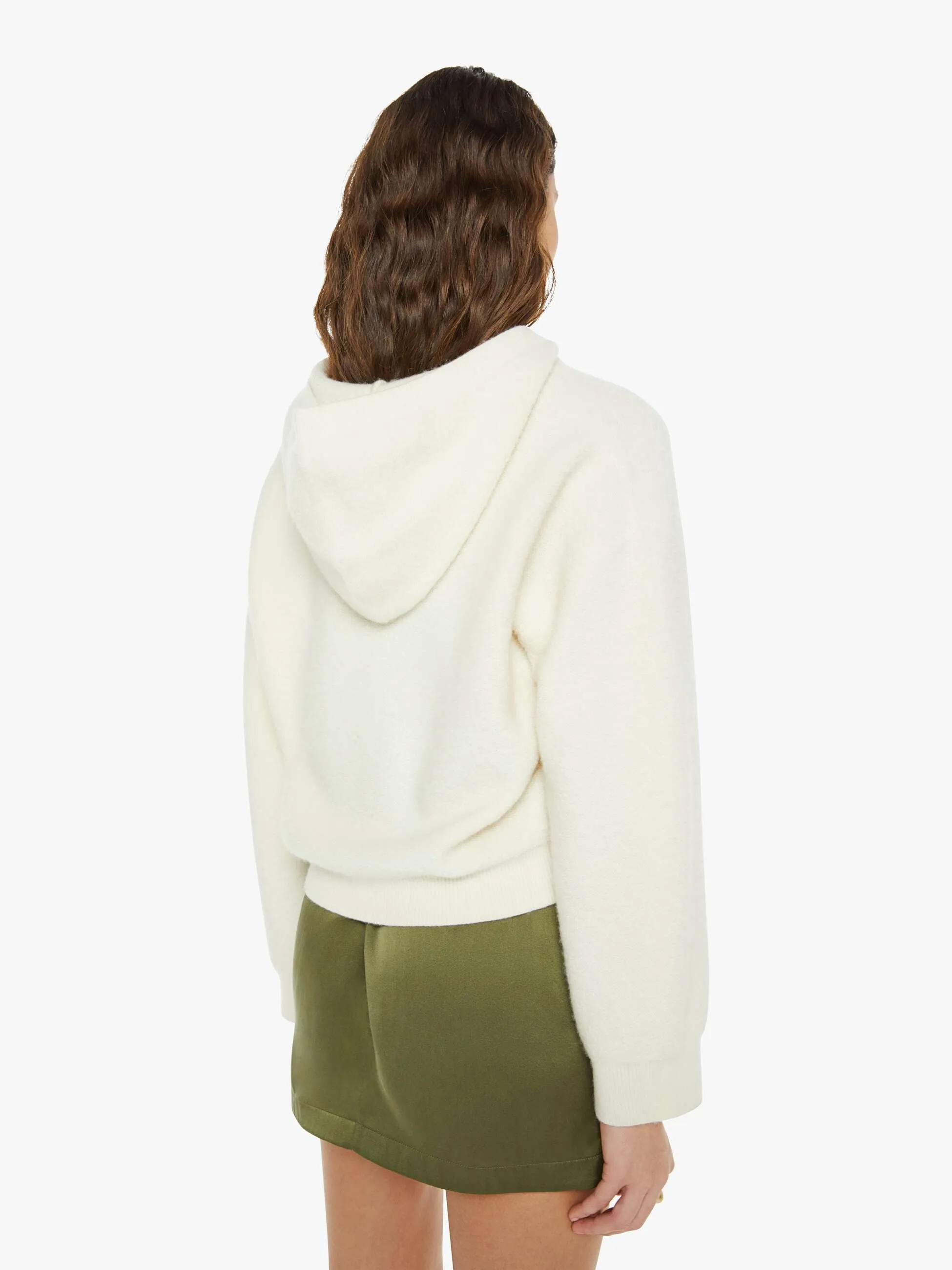 SABLYN Kaycee Hooded Sweatshirt - Gardenia sold by MOTHER product image thumbnail 4