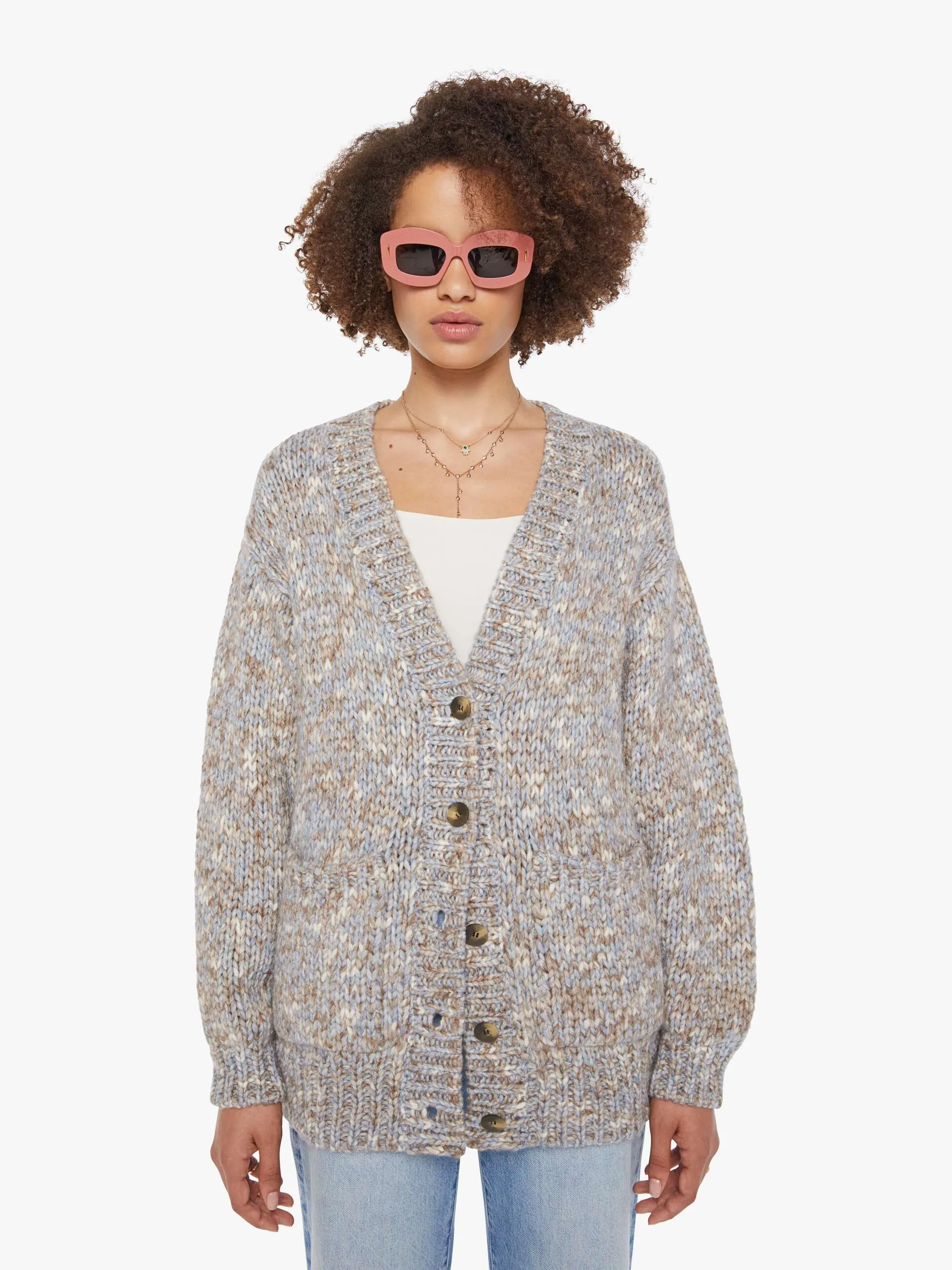 XiRENA Marvin Sweater - Light Blue Melange sold by MOTHER product image thumbnail 2