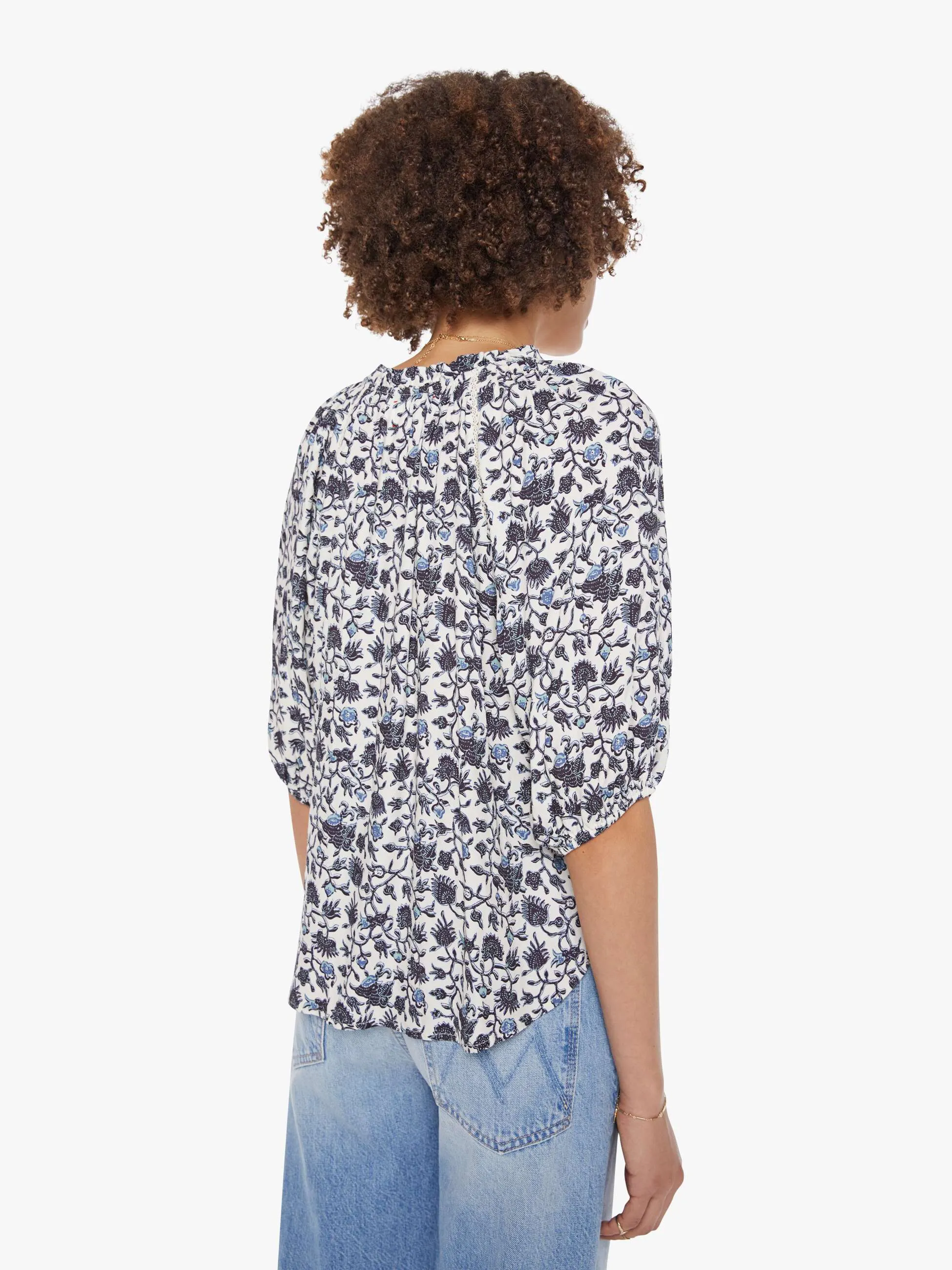 XiRENA Juliana Top - Blue Bell sold by MOTHER product image thumbnail 4