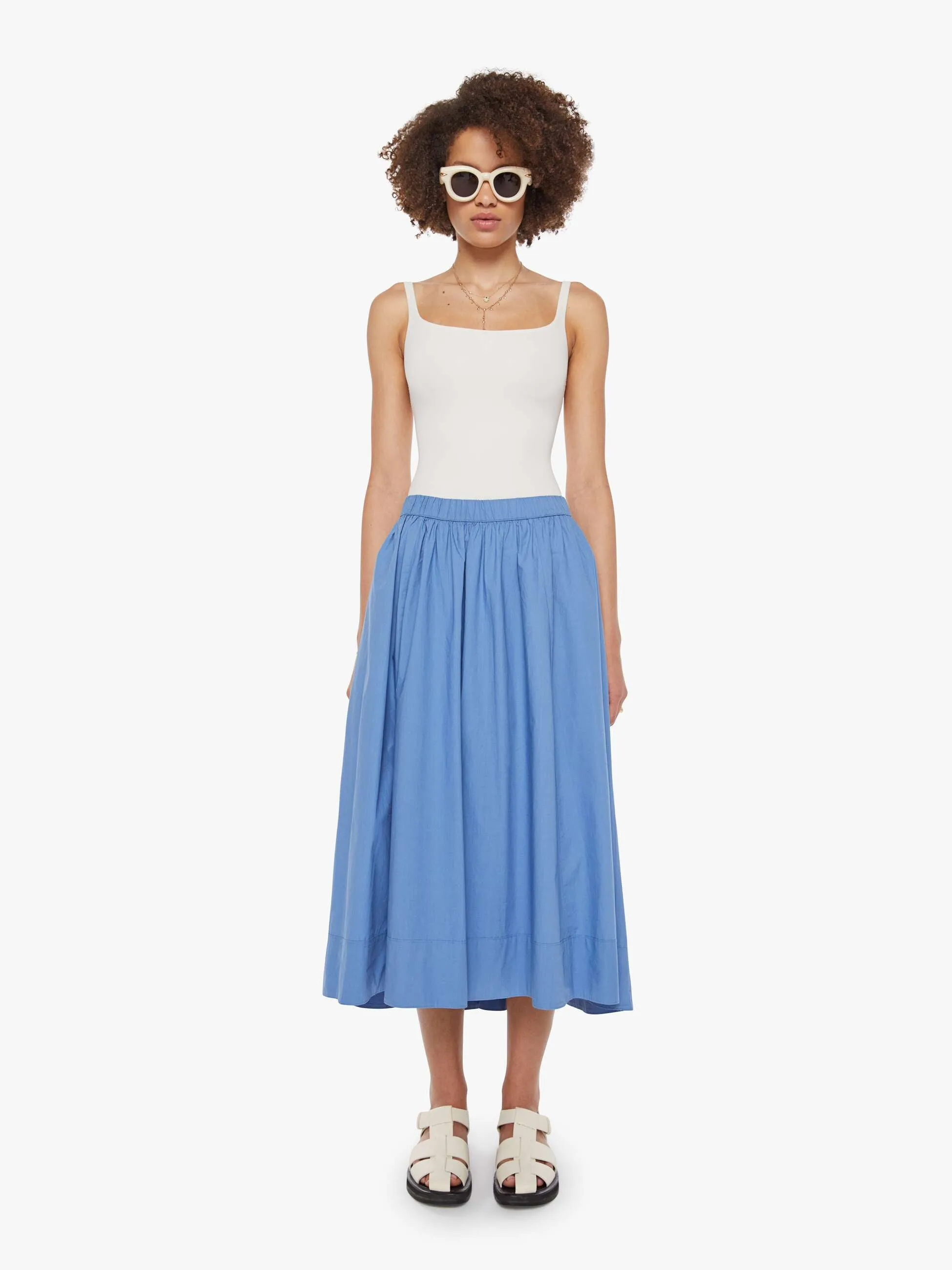 XiRENA Gwynn Skirt - Cadet Blue sold by MOTHER product image thumbnail 2