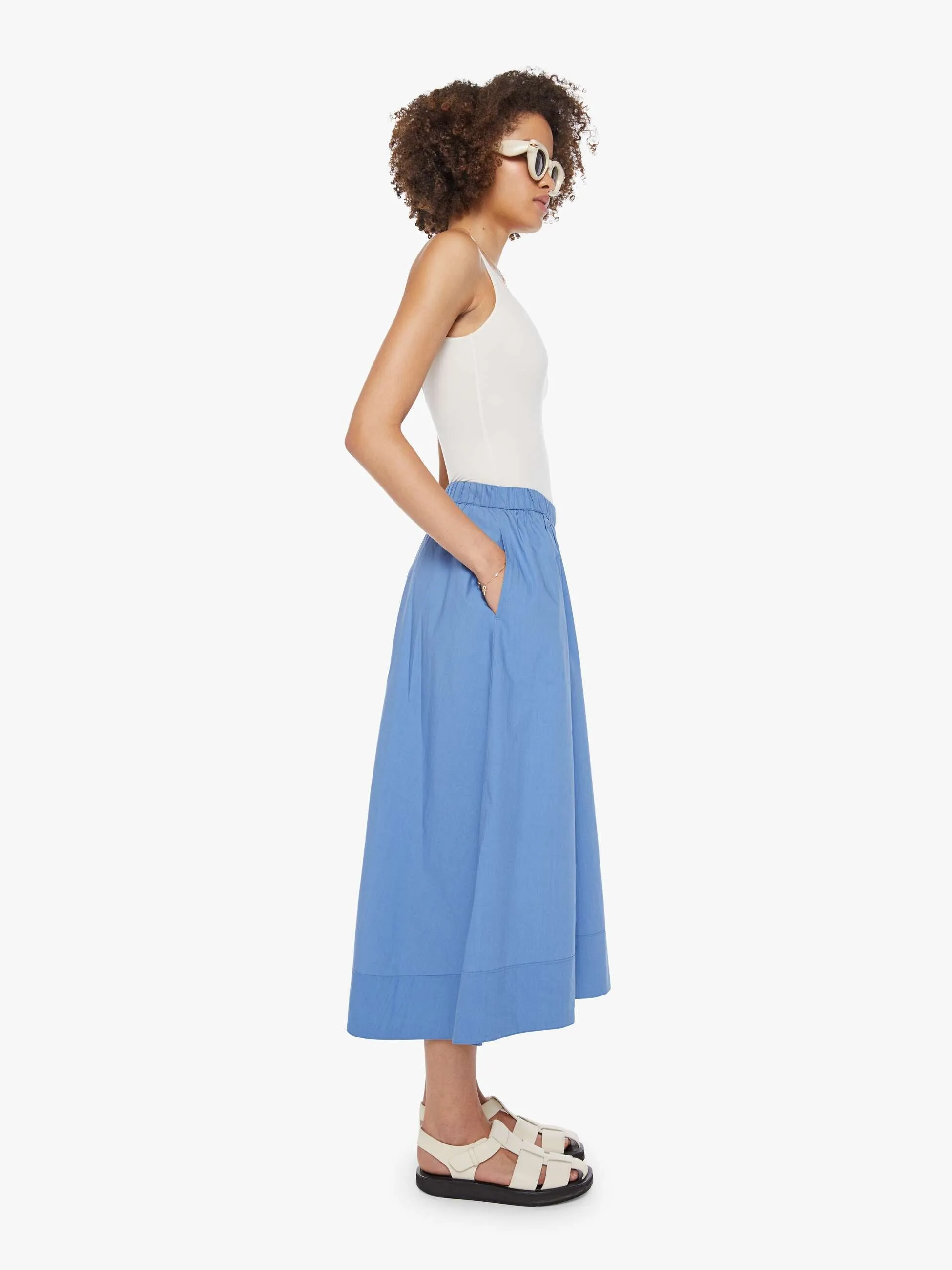 XiRENA Gwynn Skirt - Cadet Blue sold by MOTHER product image thumbnail 3