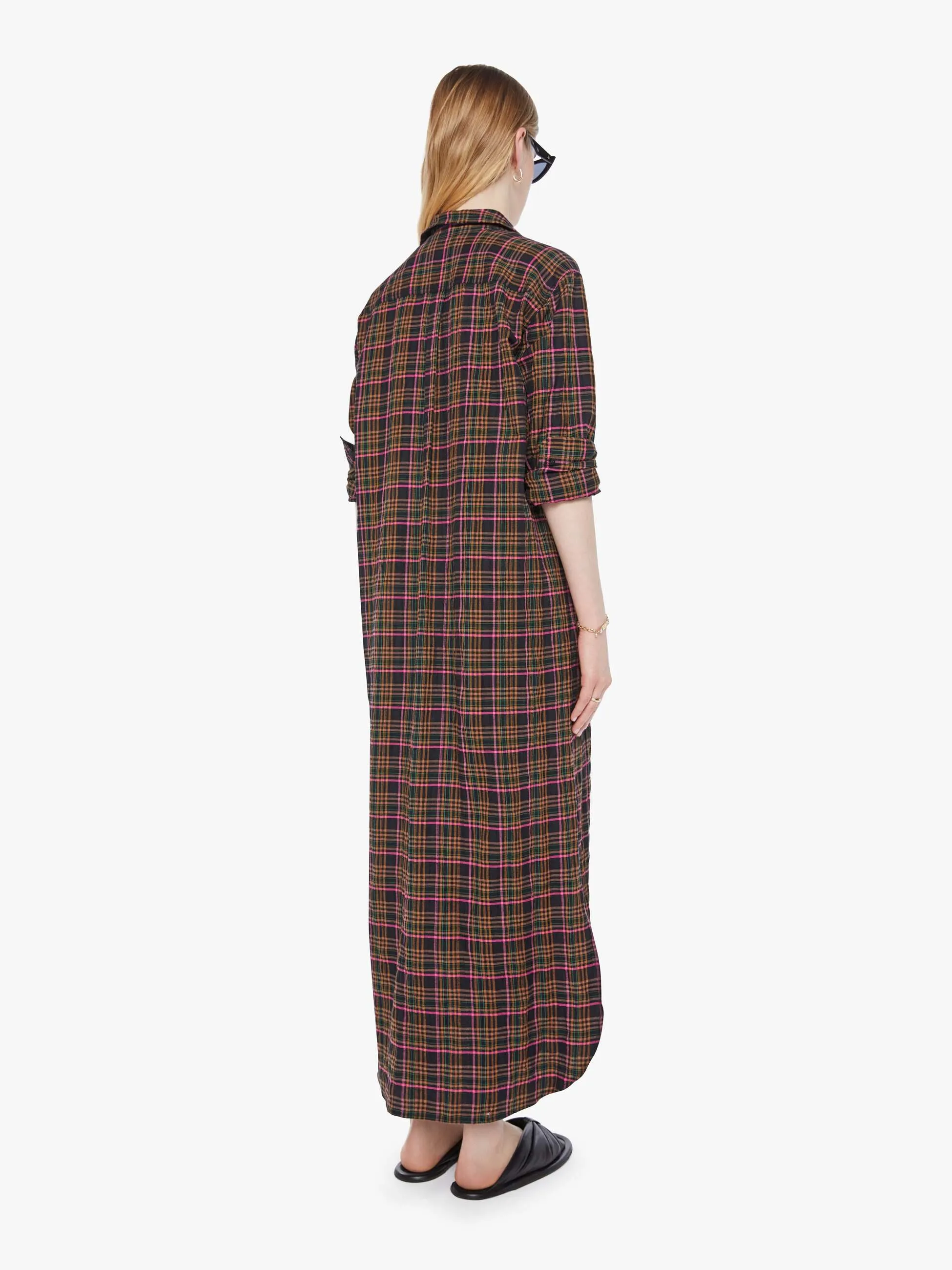 XiRENA Natalie Dress - Espresso Plaid sold by MOTHER product image thumbnail 4