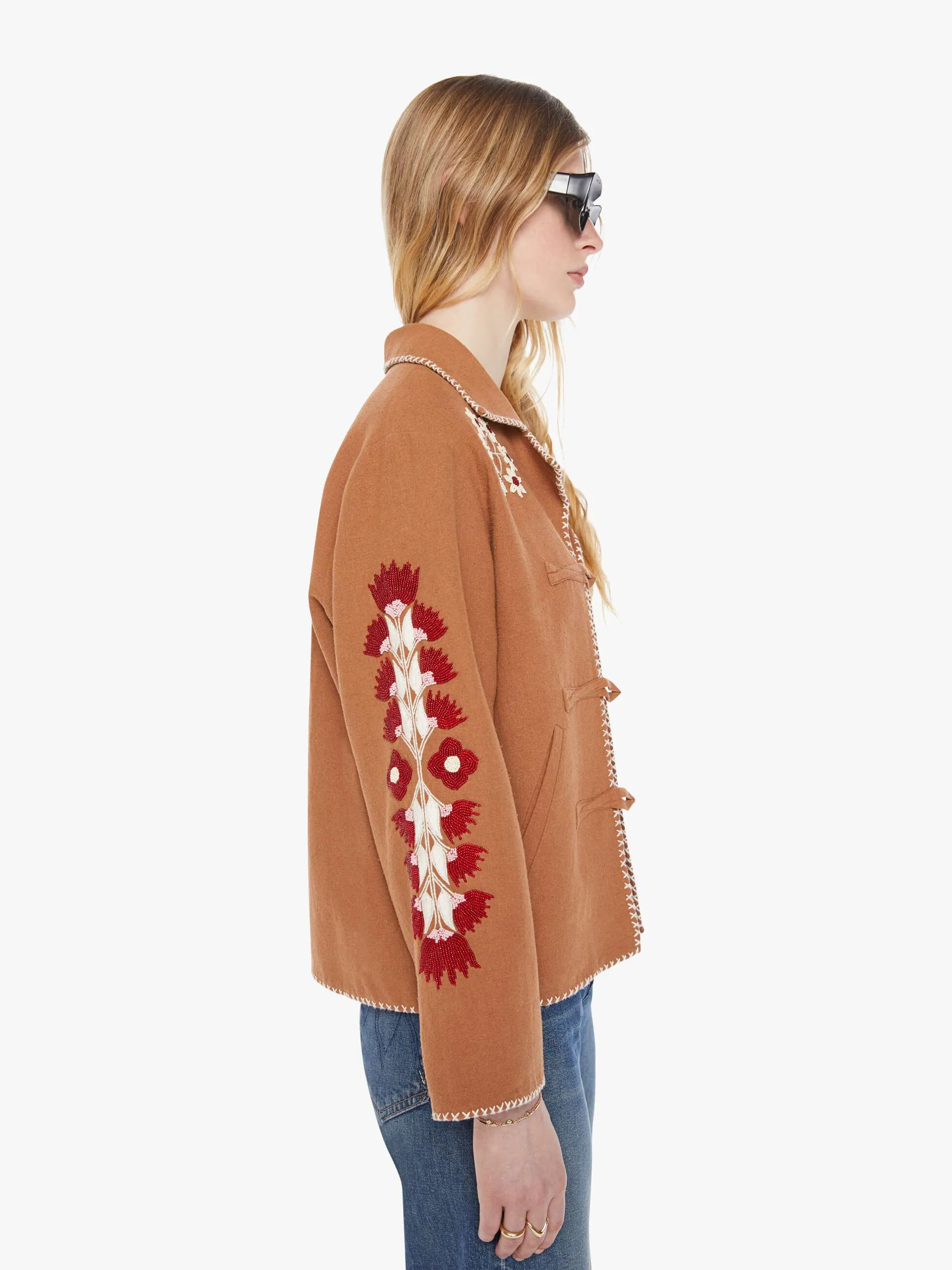 Alix of Bohemia Western Jacket - Cactus Bloom sold by MOTHER product image thumbnail 3