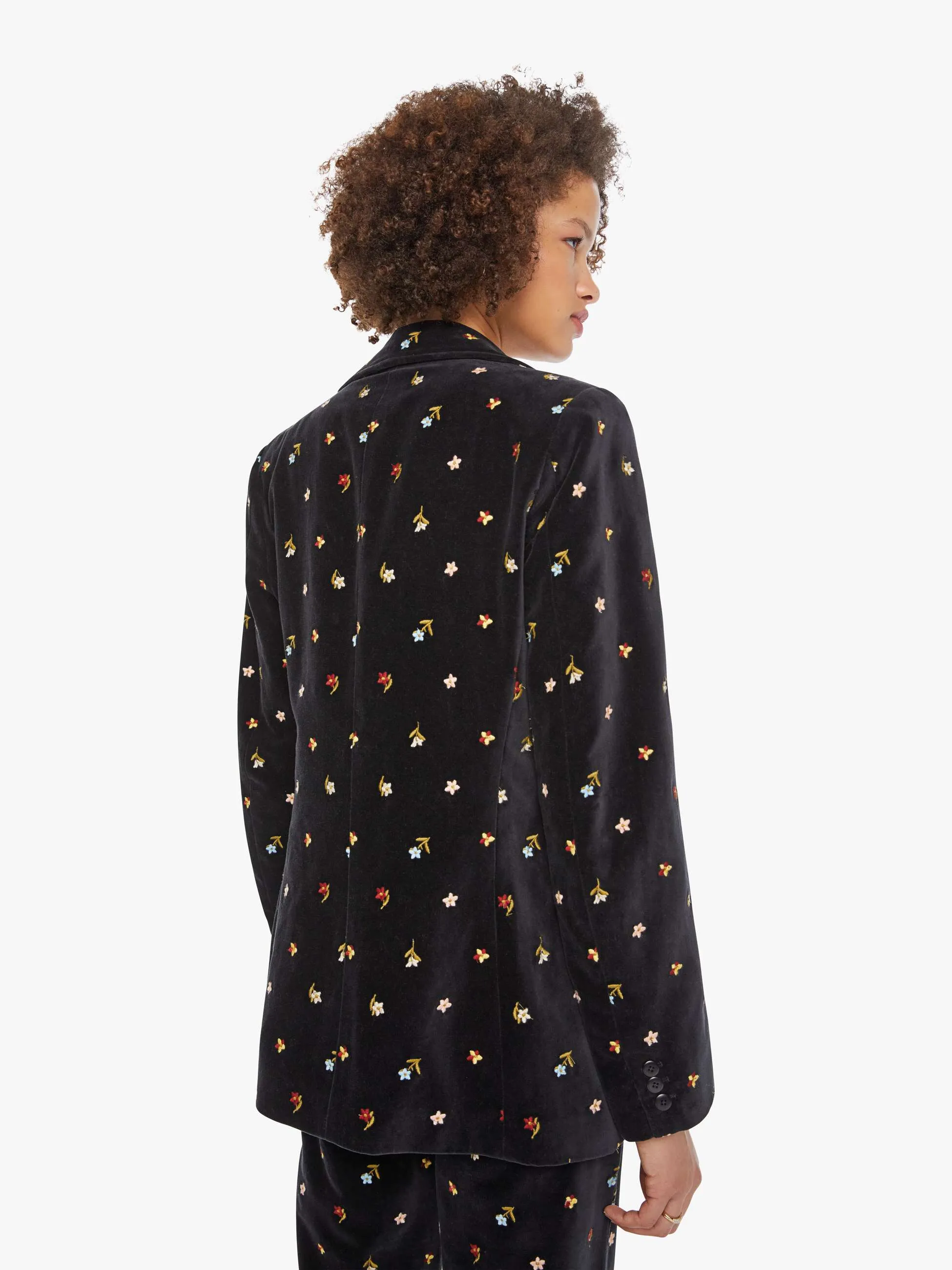 Alix of Bohemia Afternoon Blazer - Onyx Bouquet sold by MOTHER product image thumbnail 4