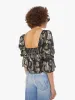 Alix of Bohemia Priya Top - Gunmetal sold by MOTHER