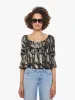 Alix of Bohemia Priya Top - Gunmetal sold by MOTHER