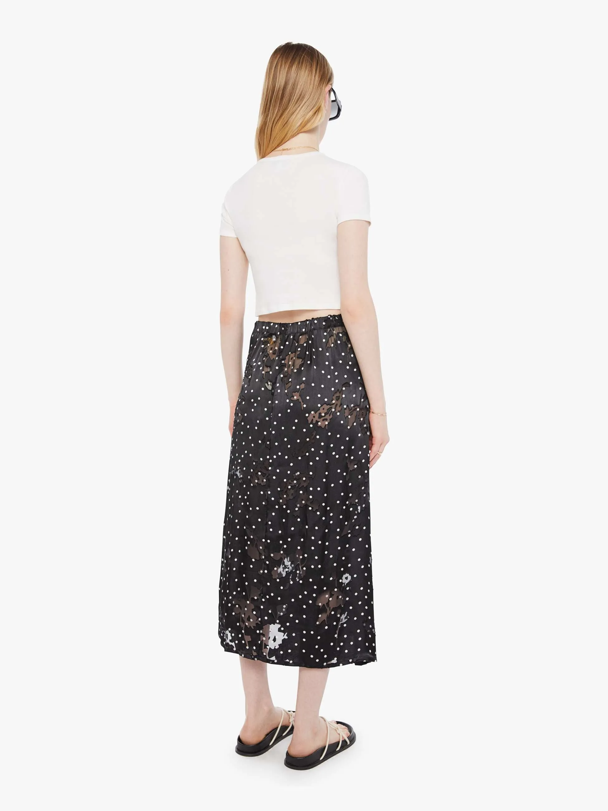 Natalie Martin Anita Skirt - Midnight Burnout sold by MOTHER product image thumbnail 4