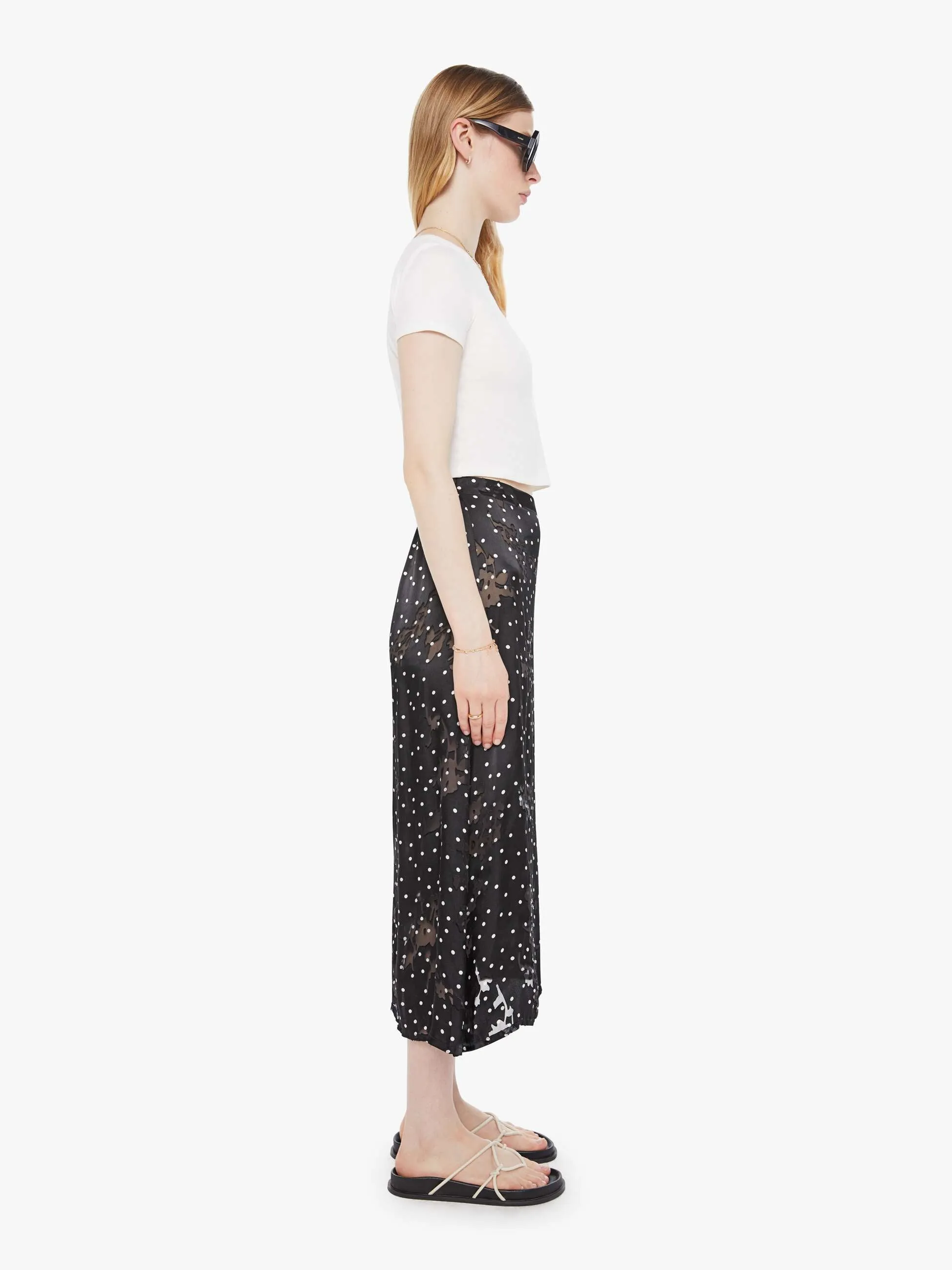 Natalie Martin Anita Skirt - Midnight Burnout sold by MOTHER product image thumbnail 3