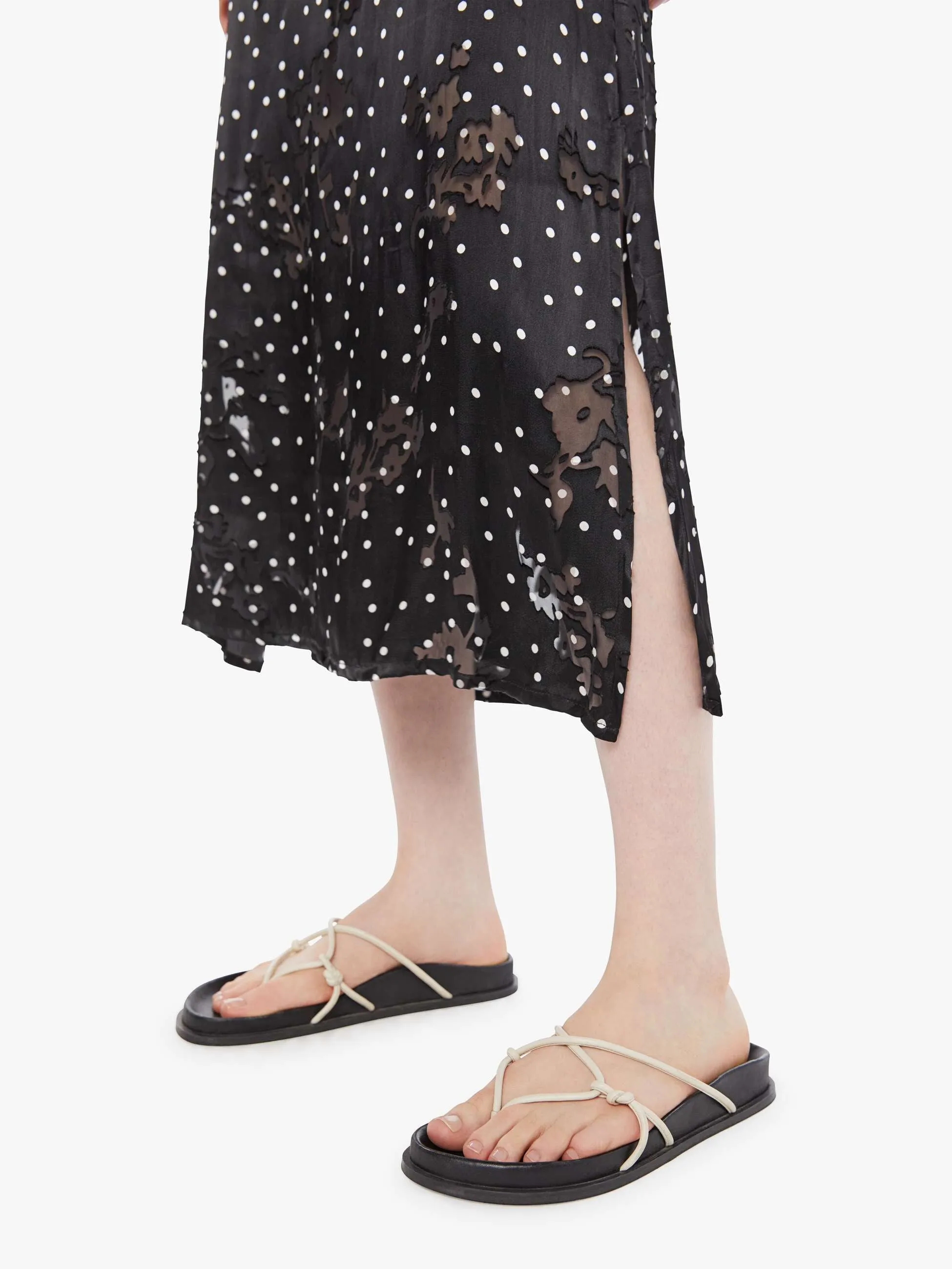 Natalie Martin Anita Skirt - Midnight Burnout sold by MOTHER product image thumbnail 5