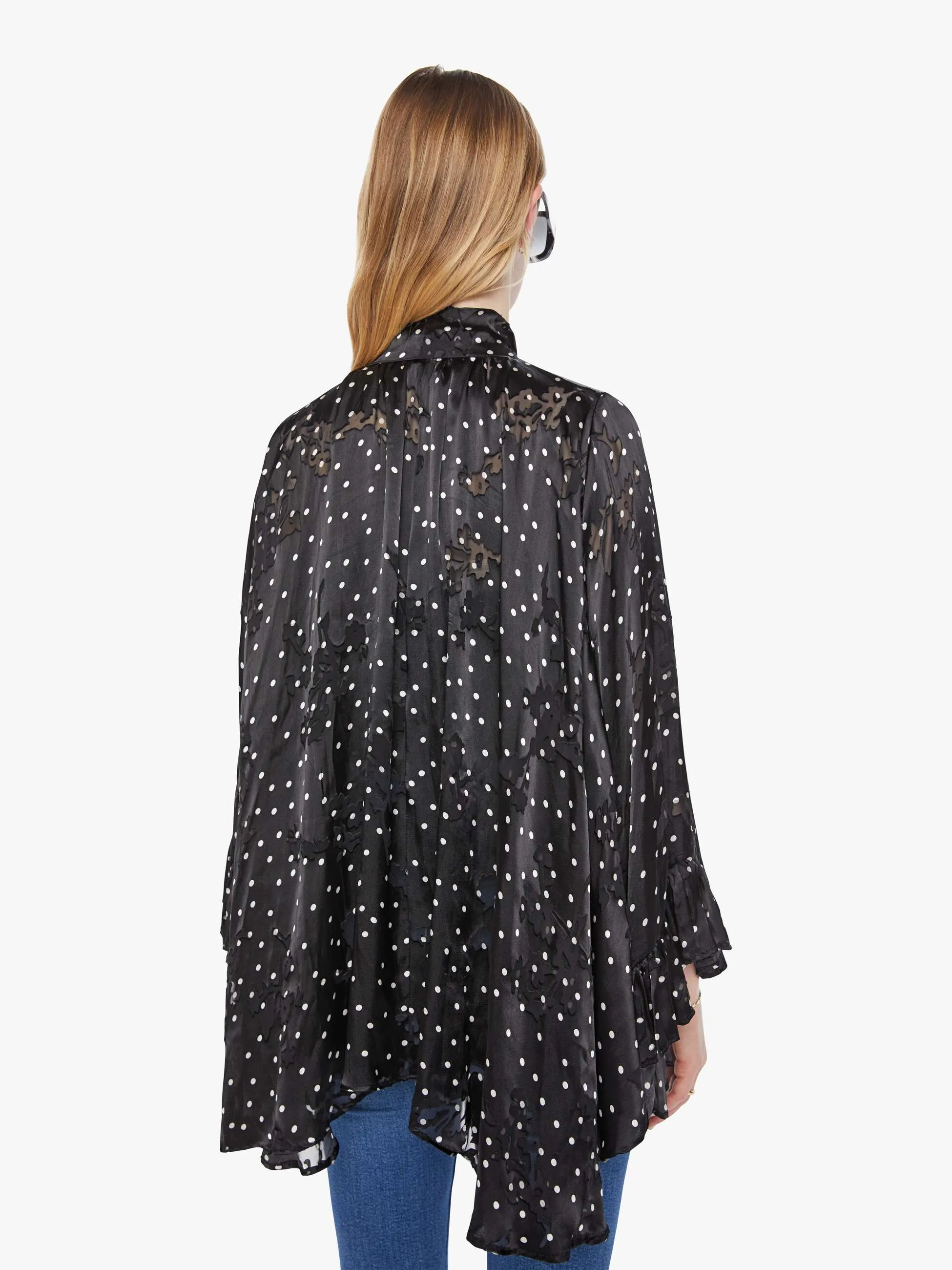 Natalie Martin Briana Cape - Midnight Burnout sold by MOTHER product image thumbnail 4