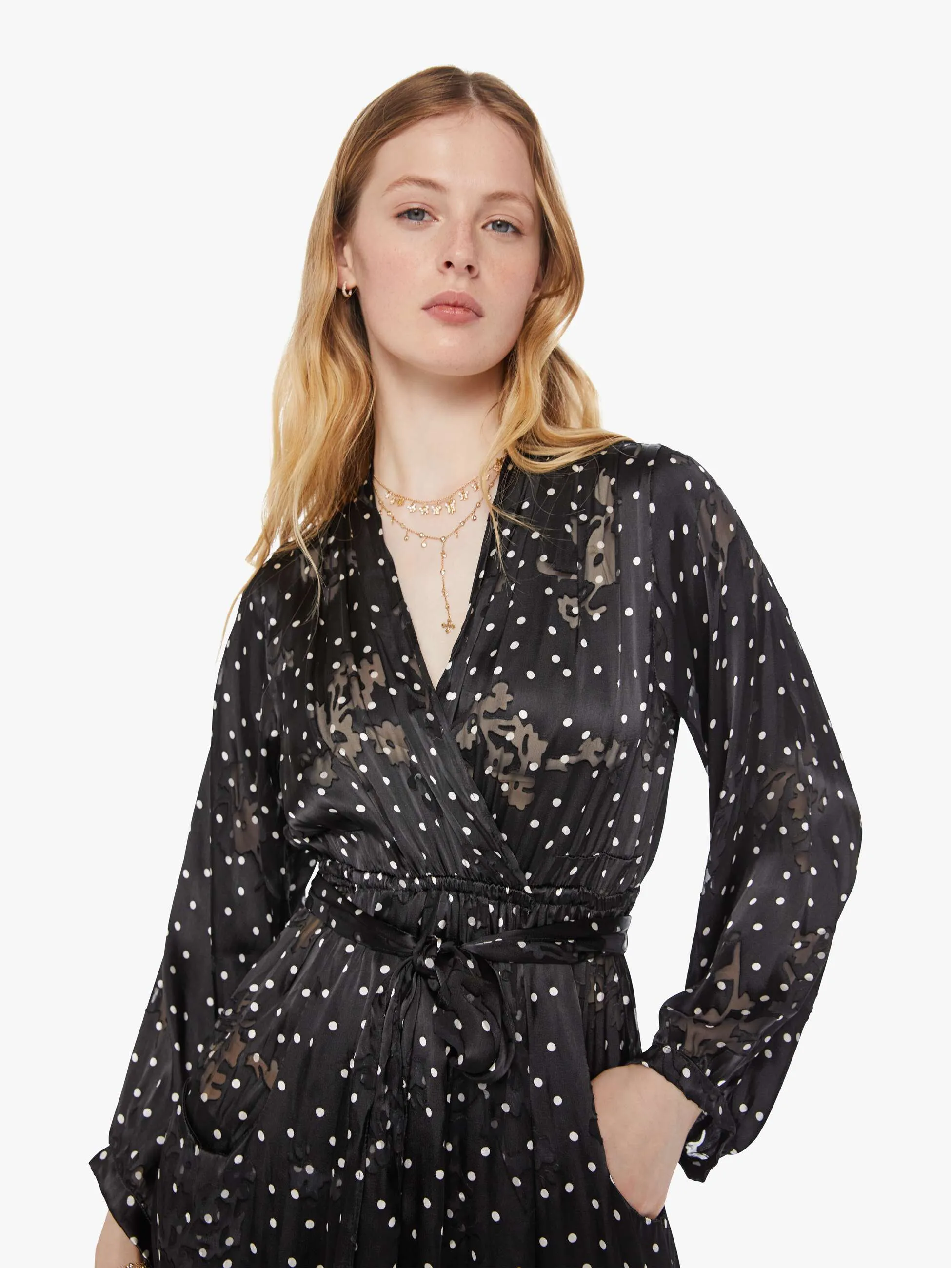 Natalie Martin Nico L/S Maxi - Midnight Burnout sold by MOTHER product image thumbnail 5