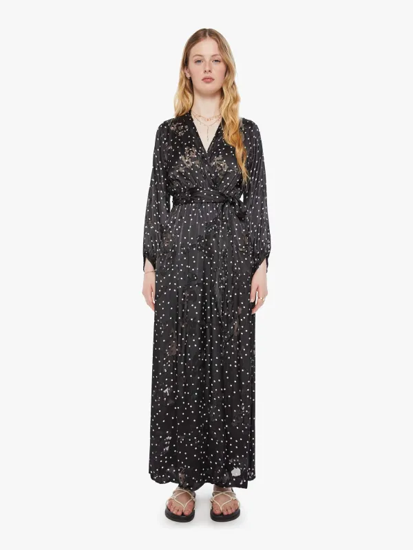 Natalie Martin Nico L/S Maxi - Midnight Burnout sold by MOTHER