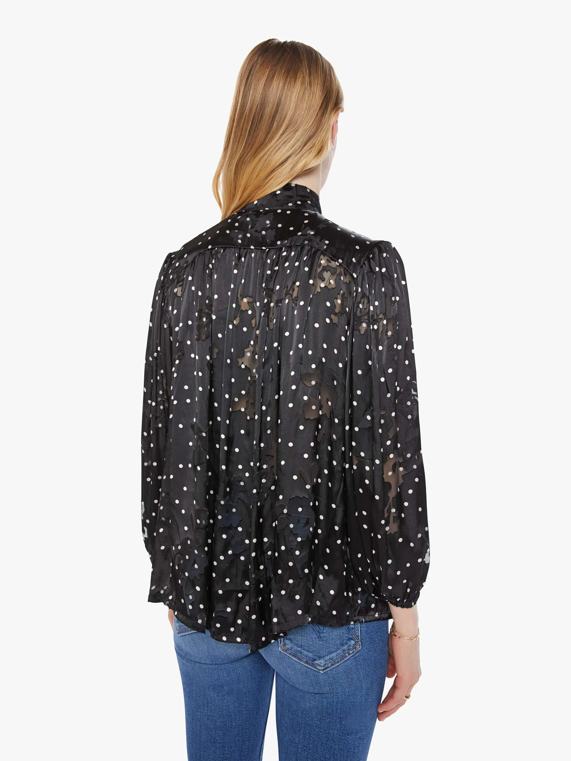 Natalie Martin Iris Top - Midnight Burnout sold by MOTHER product image thumbnail 4