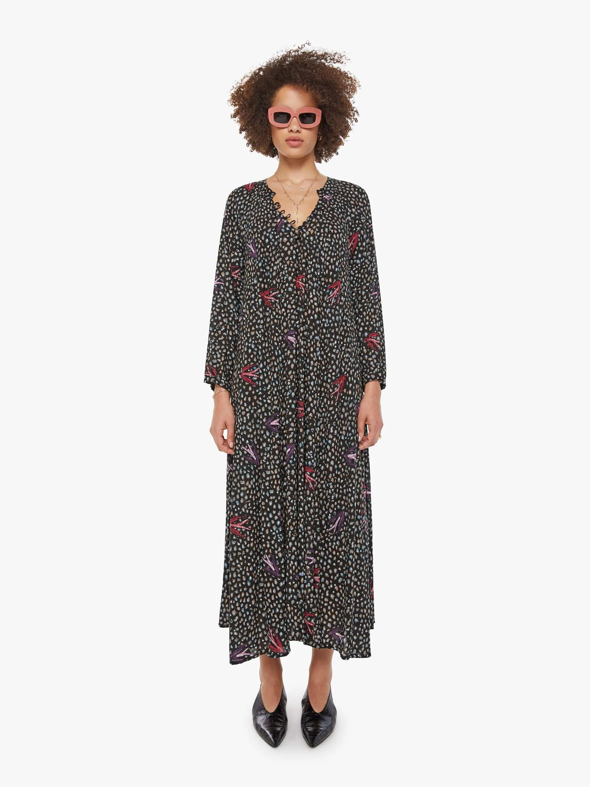 Natalie Martin Fiore Maxi - Swallow Black sold by MOTHER