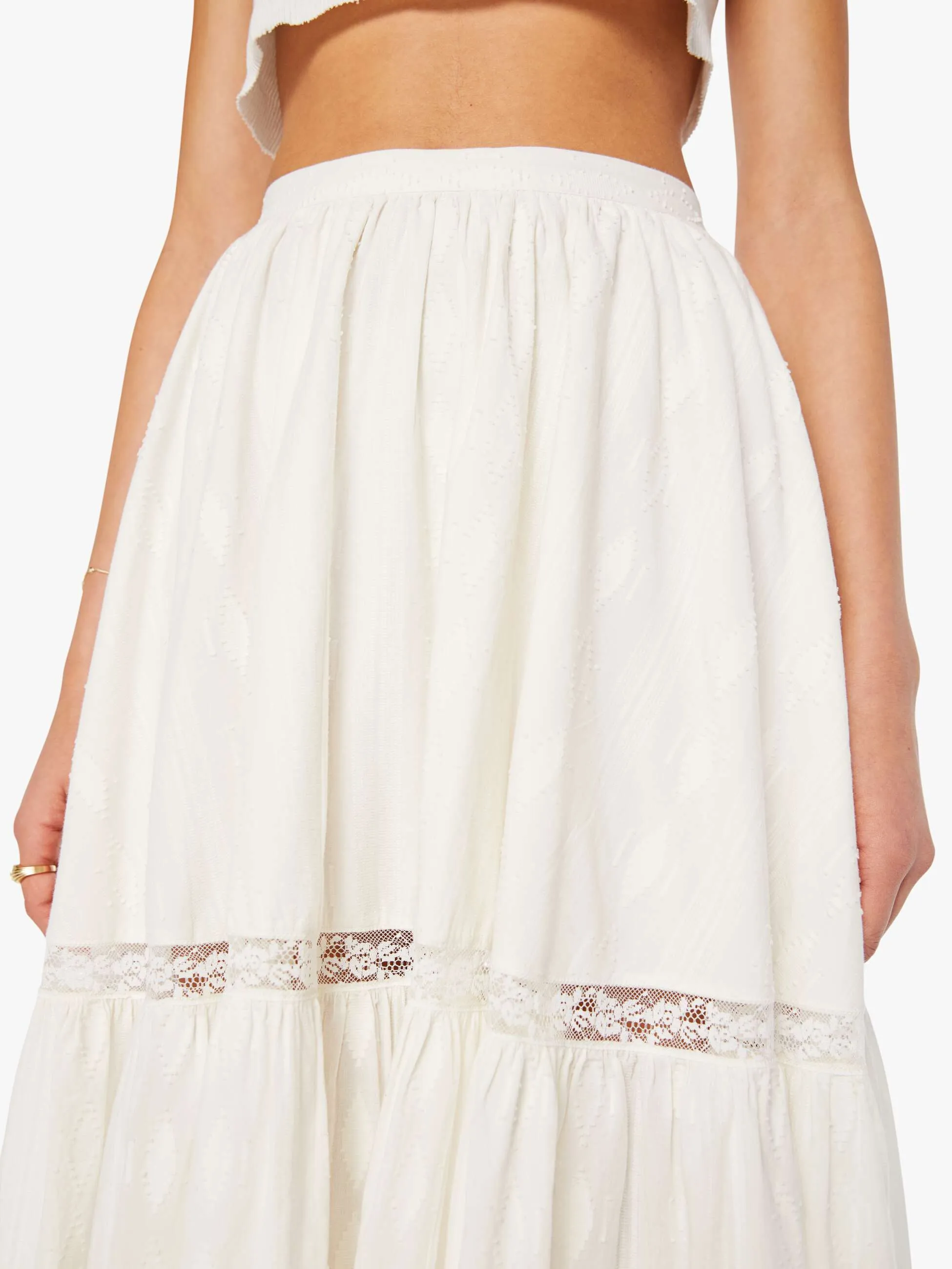 The Laced Up Skirt - Where The Wildflowers Grow sold by MOTHER product image thumbnail 5