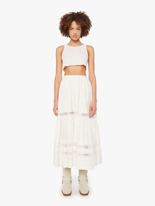 The Laced Up Skirt - Where The Wildflowers Grow sold by MOTHER