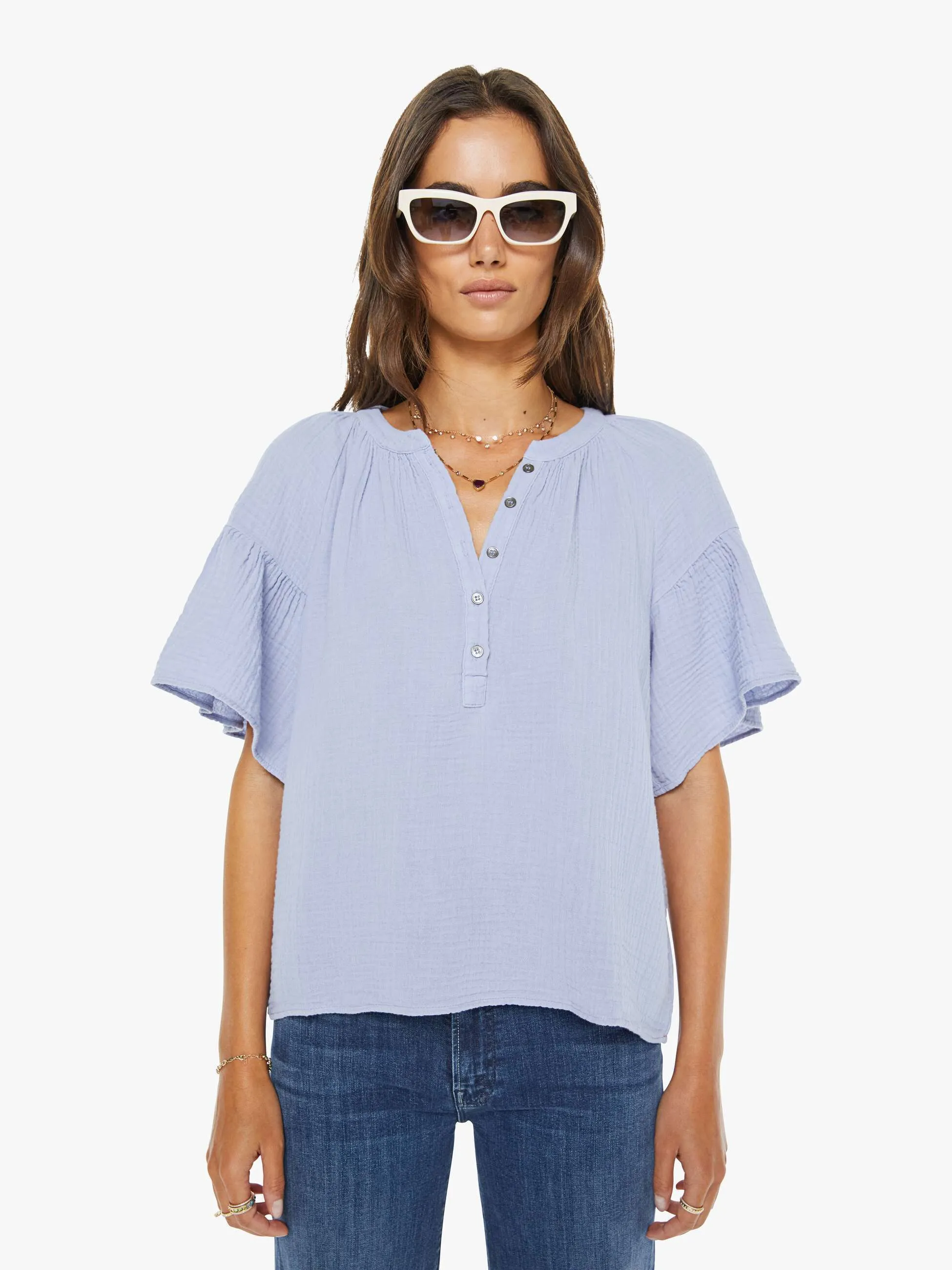 XiRENA Nia Top - Iris sold by MOTHER product image thumbnail 2