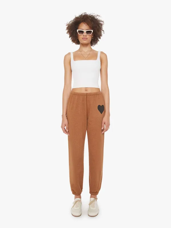 SPRWMN Heart Sweatpants - Ginger sold by MOTHER