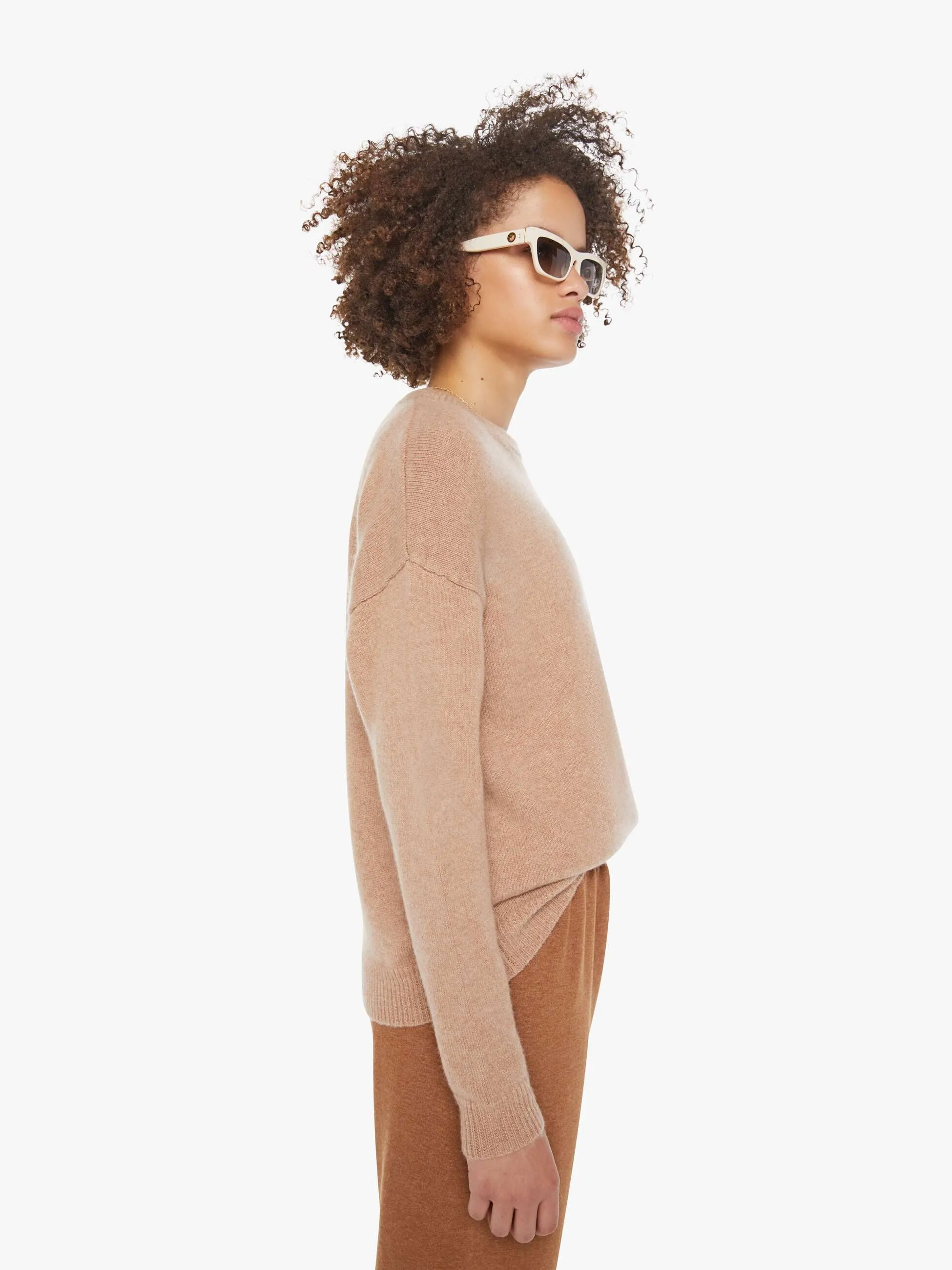 SPRWMN Heart Logo Sweatshirt - Almondine sold by MOTHER product image thumbnail 3