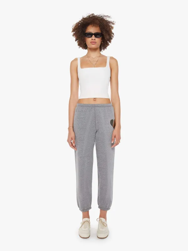 SPRWMN Heart Sweatpants - Dark Heather Grey sold by MOTHER
